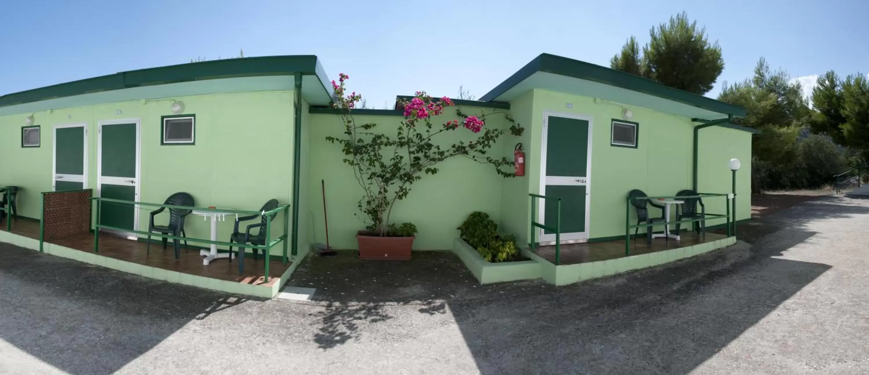 Patio, Property Building in Pensione San Michele