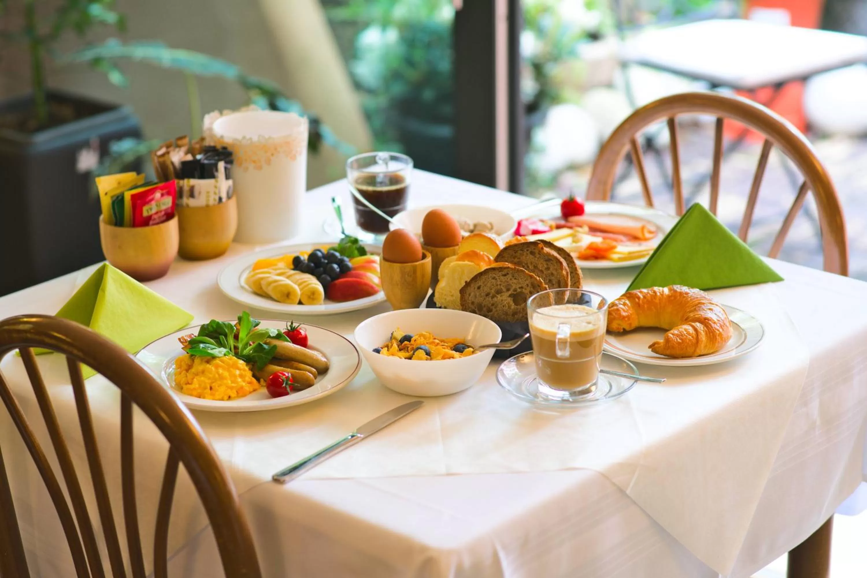 American breakfast in Tulip Inn Beaulieu Lausanne