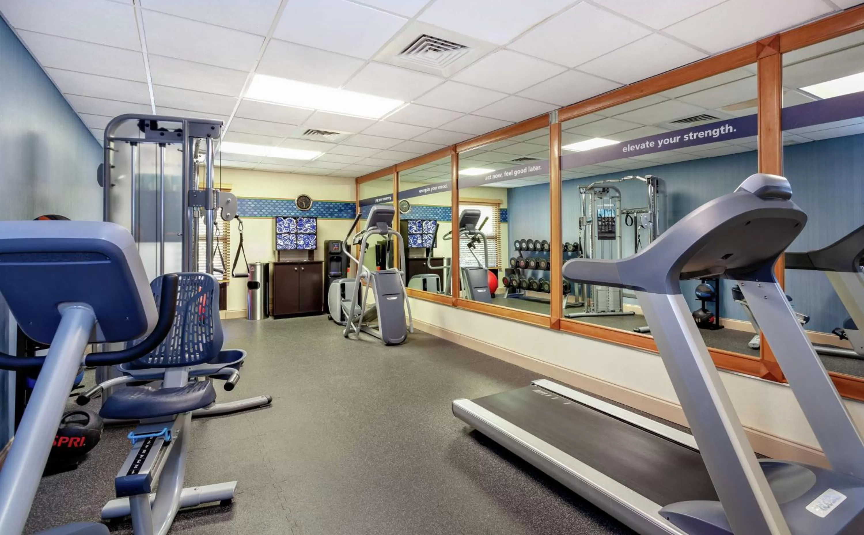 Fitness centre/facilities in Hampton Inn Melbourne