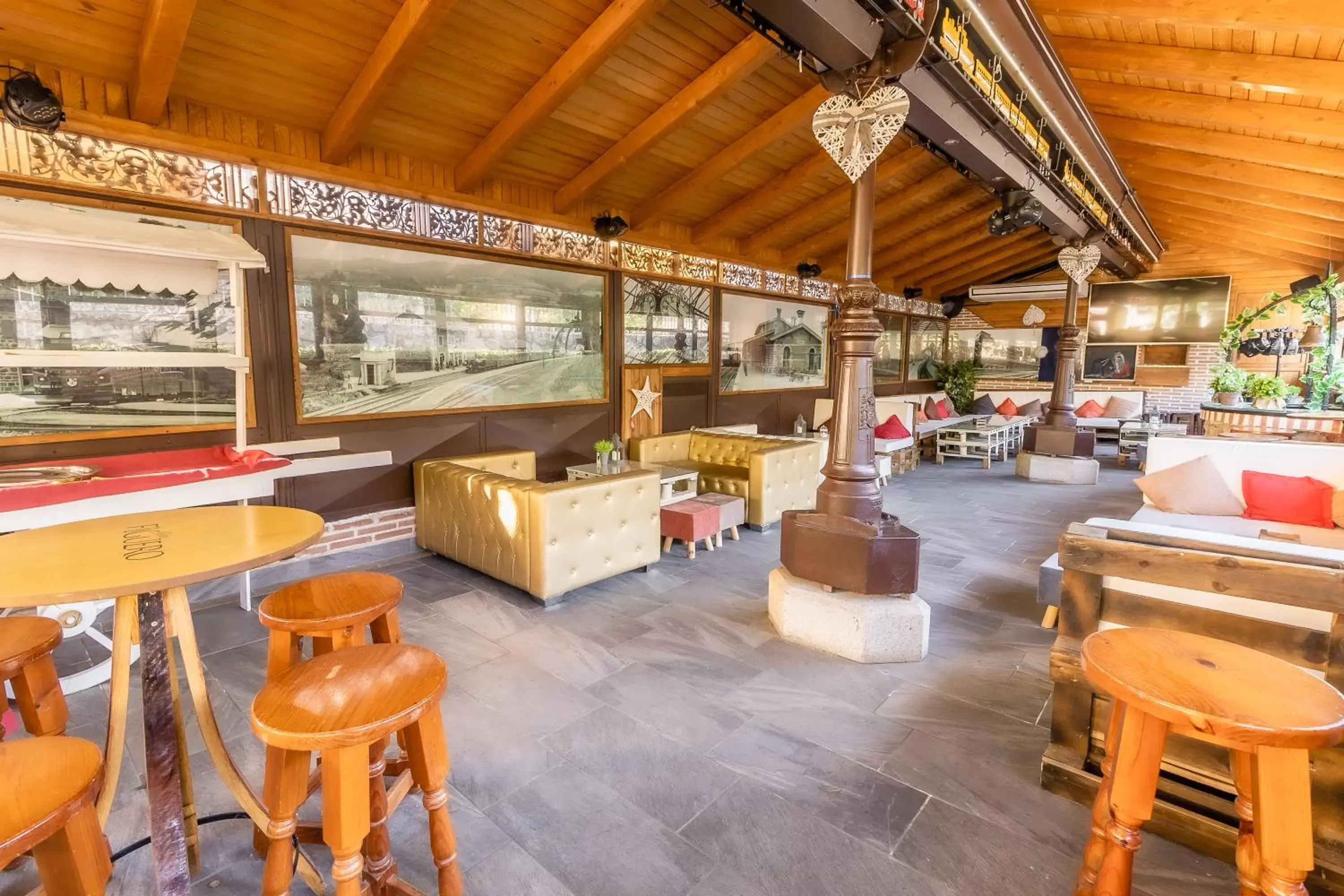 Seating area, Restaurant/Places to Eat in Posada Real Quinta San Jose