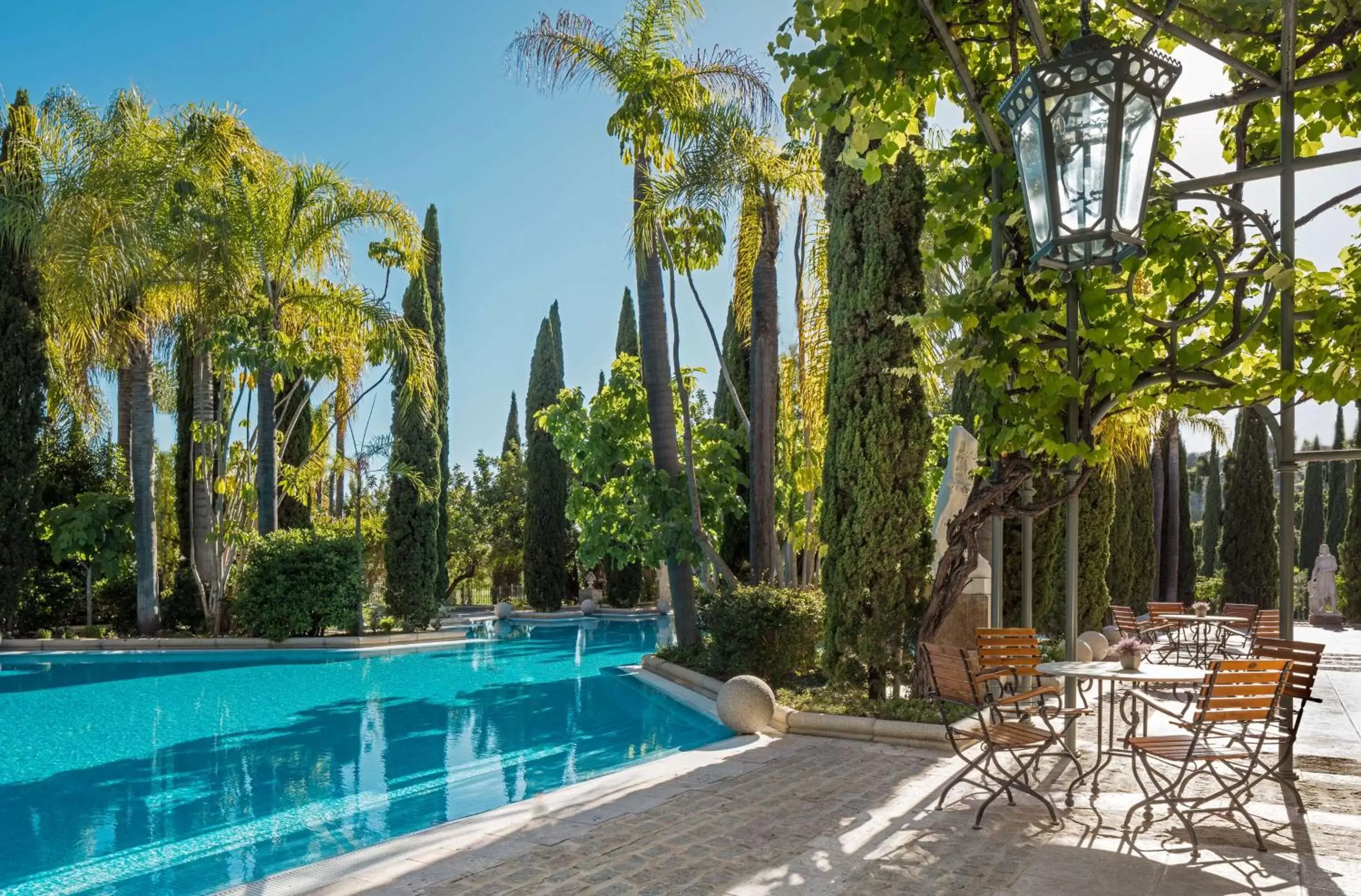 Pool view, Swimming Pool in Anantara Villa Padierna Palace Benahavís Marbella Resort - A Leading Hotel of the World