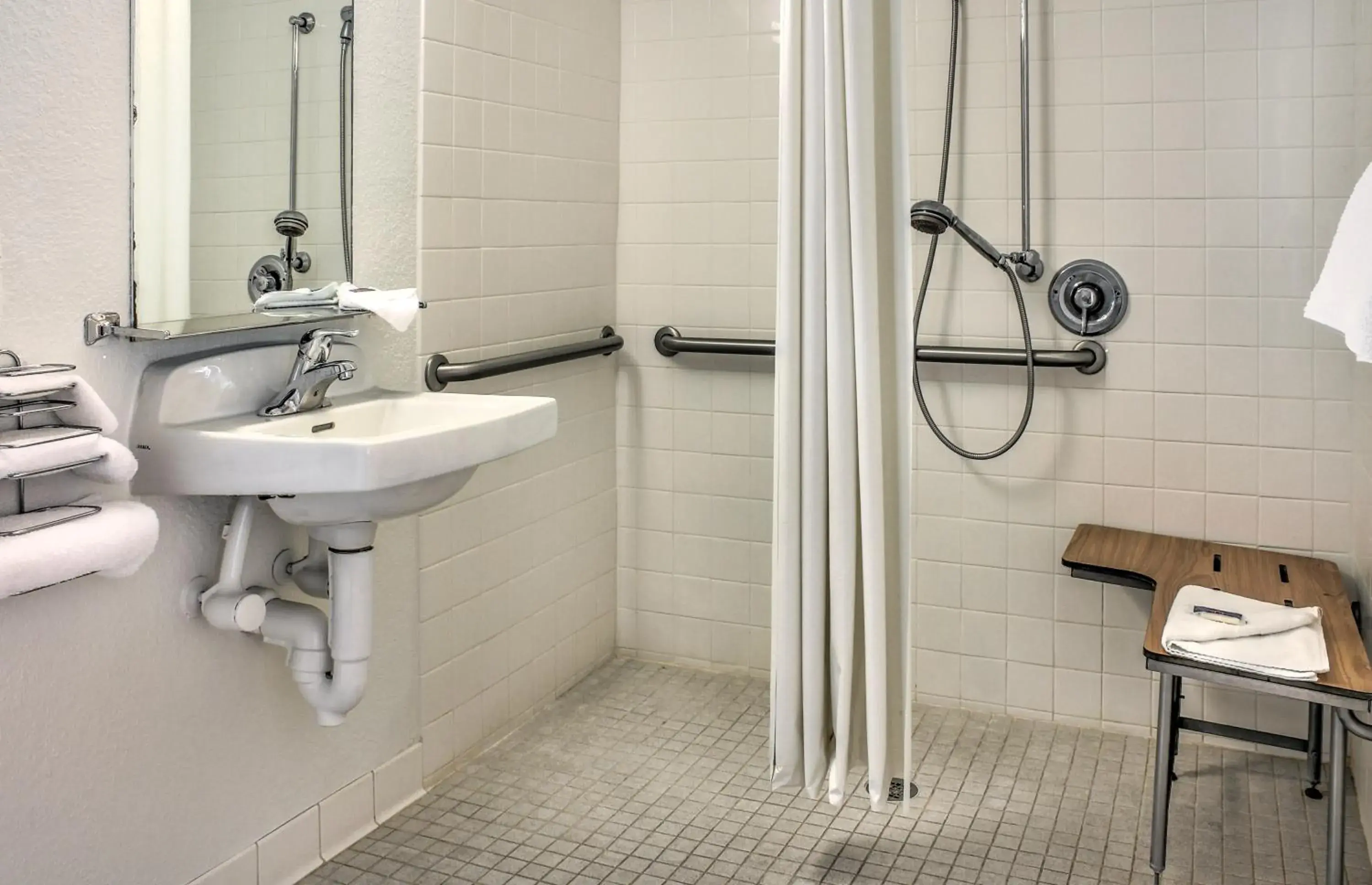 Bathroom in Motel 6 Mojave, CA