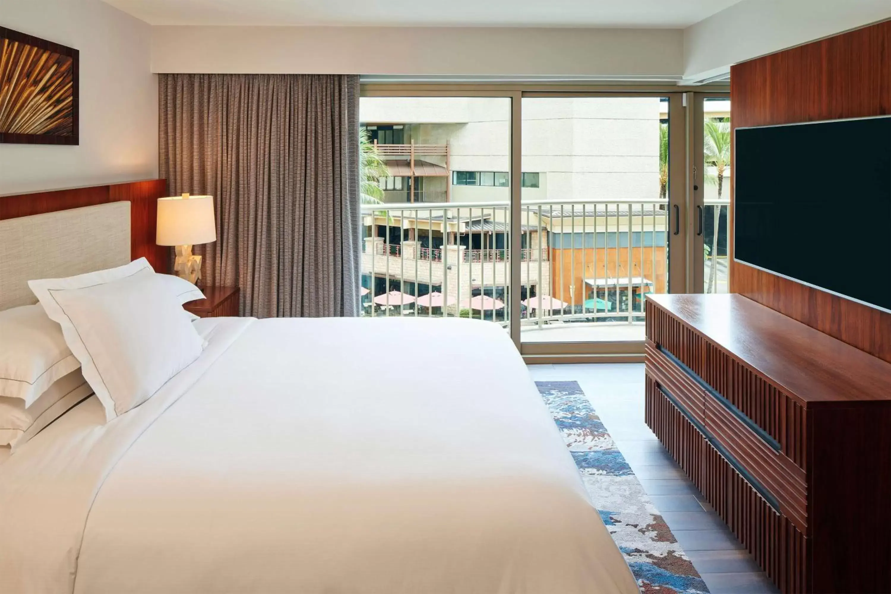 Bed in Hilton Grand Vacations Club Hokulani Waikiki Honolulu