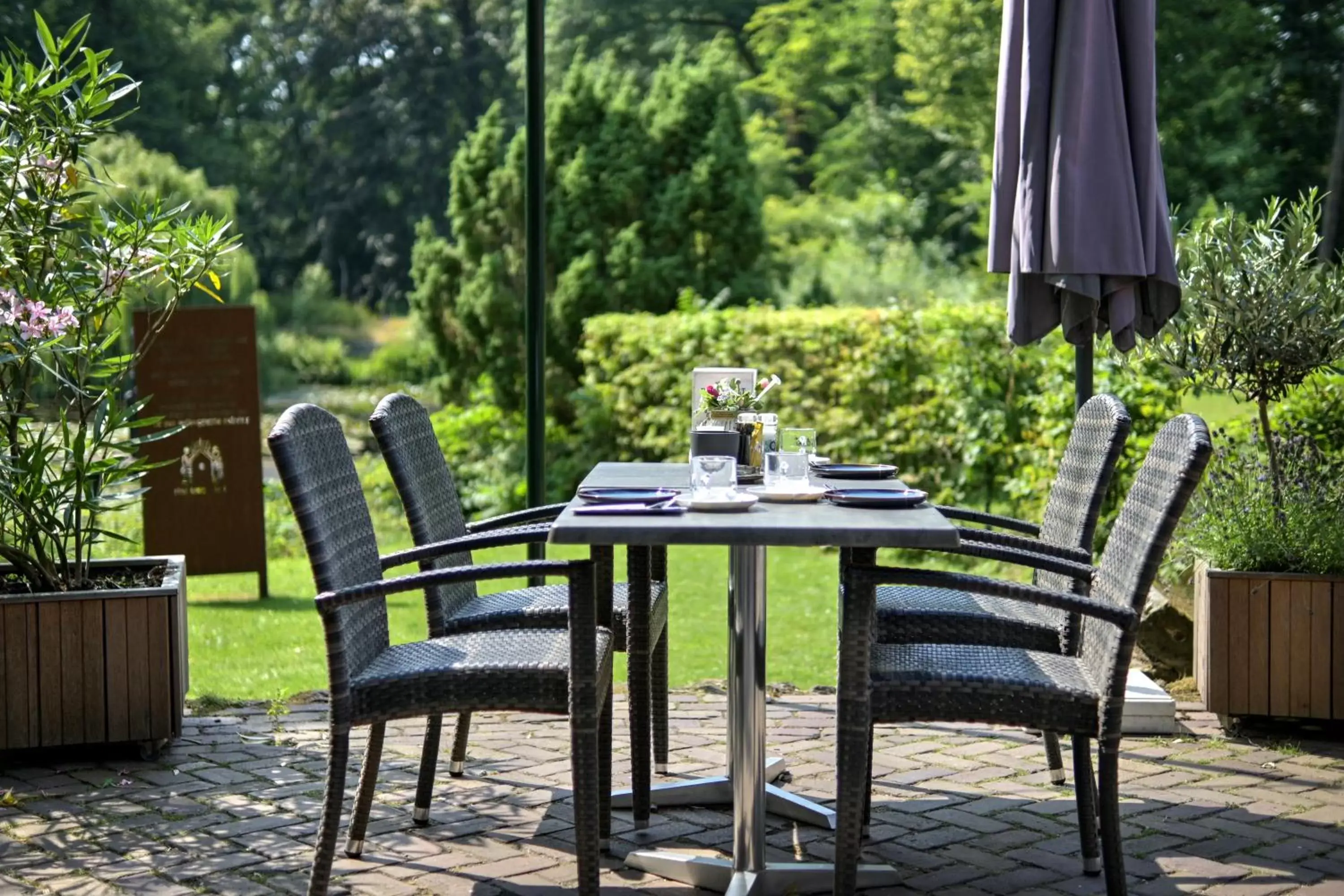 Balcony/Terrace in Hotel Erve Hulsbeek