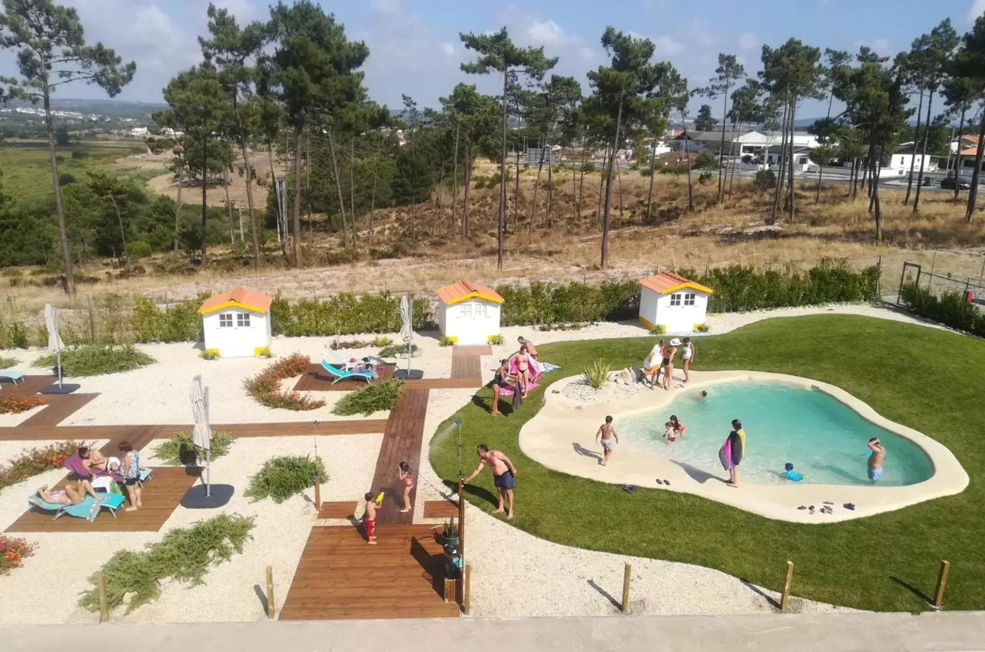 Pool View in Hotel Rural Monte da Leziria