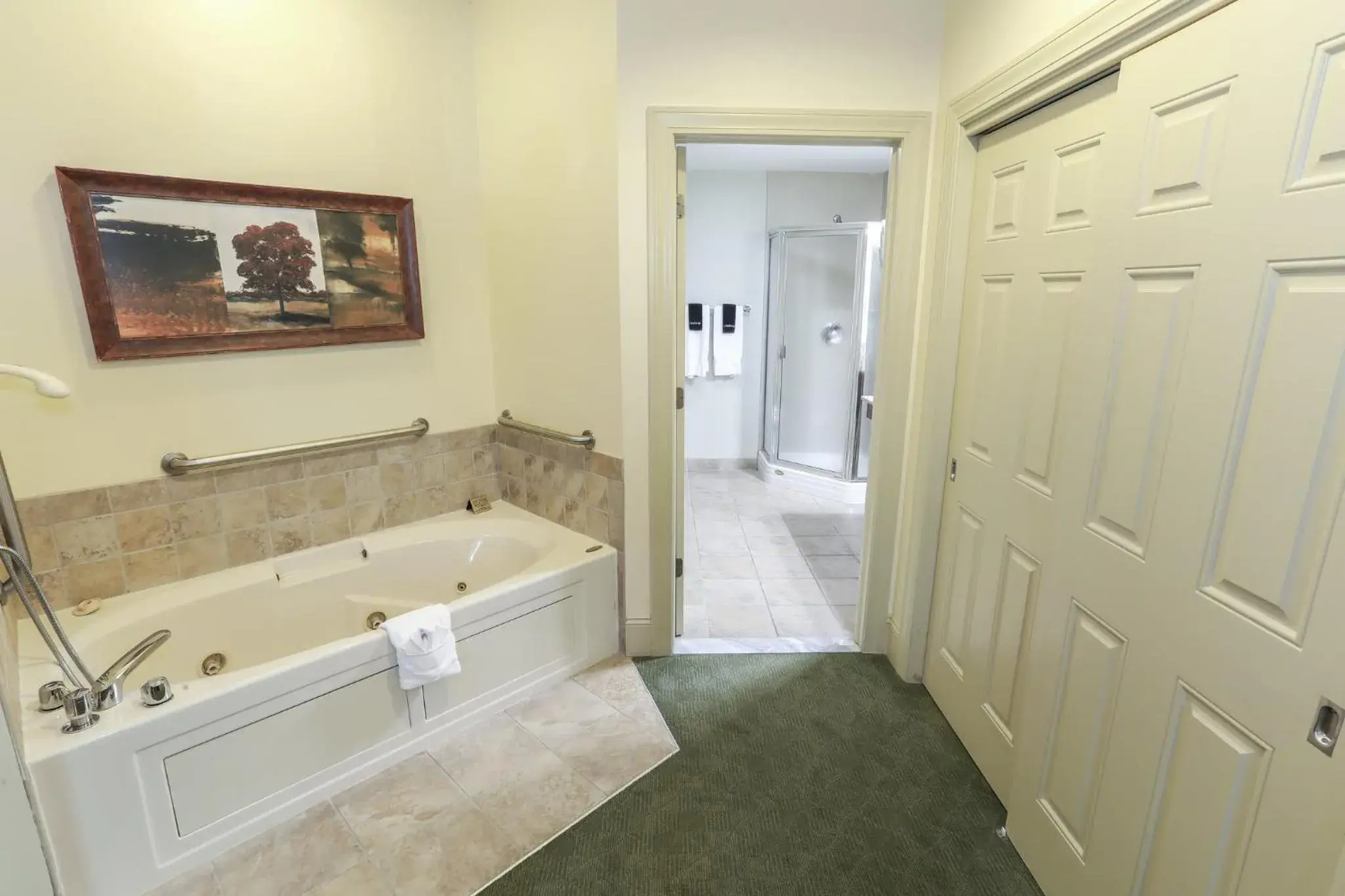 Bedroom, Bathroom in Kaatskill Mountain Club and Condos by Hunter Mountain