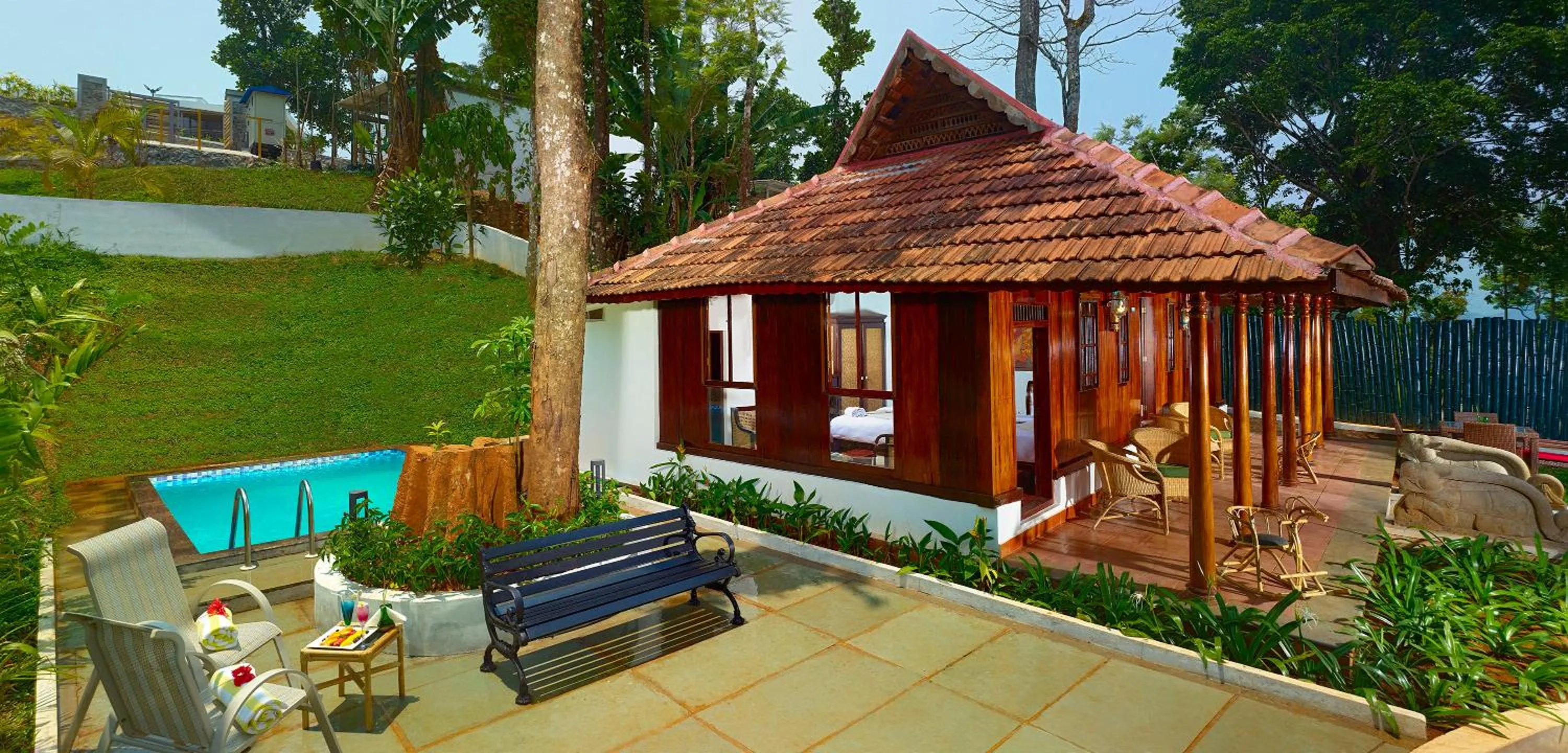 Patio in Ragamaya Resort & Spa Munnar