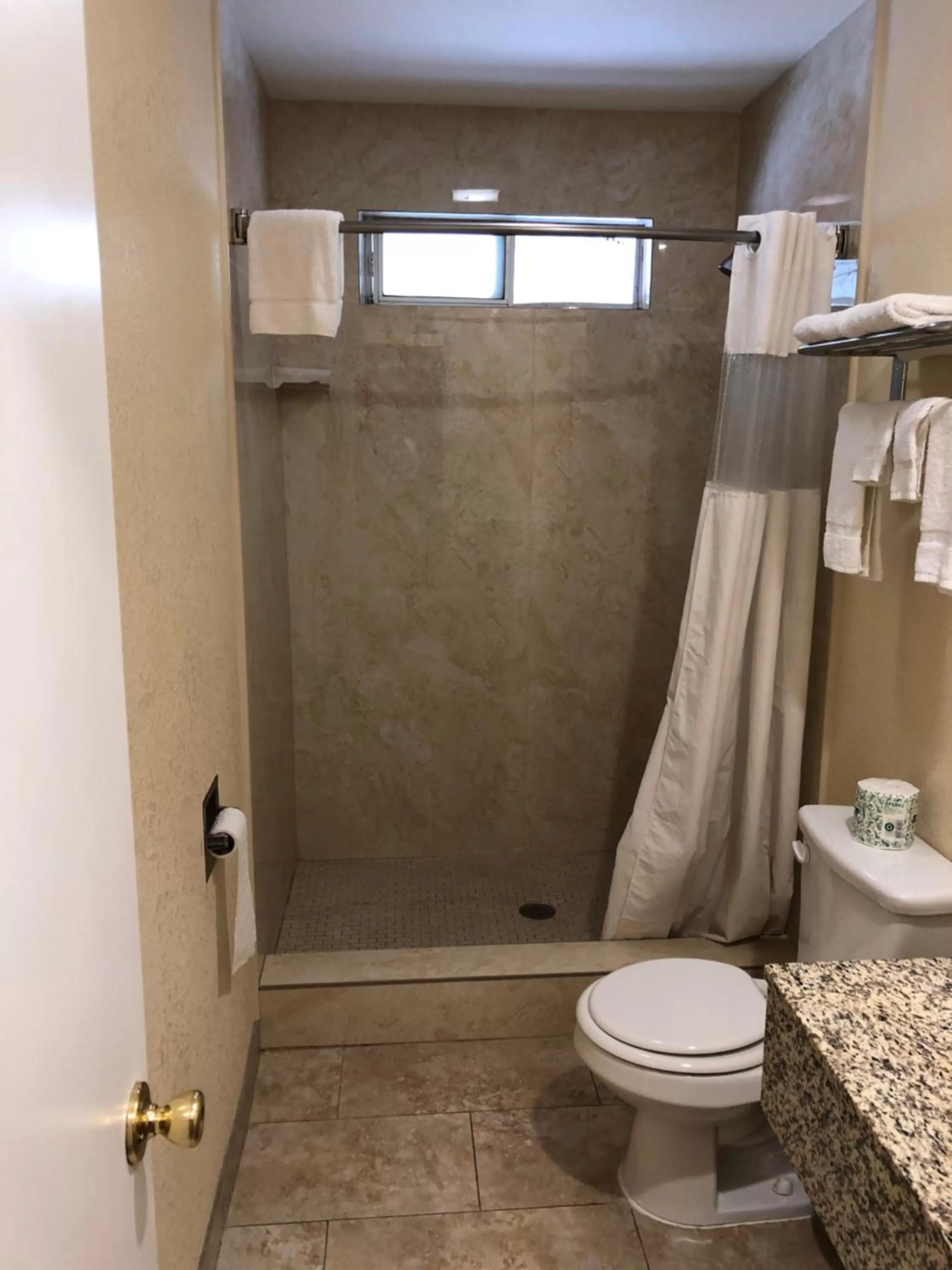 Shower in Dixon Motel