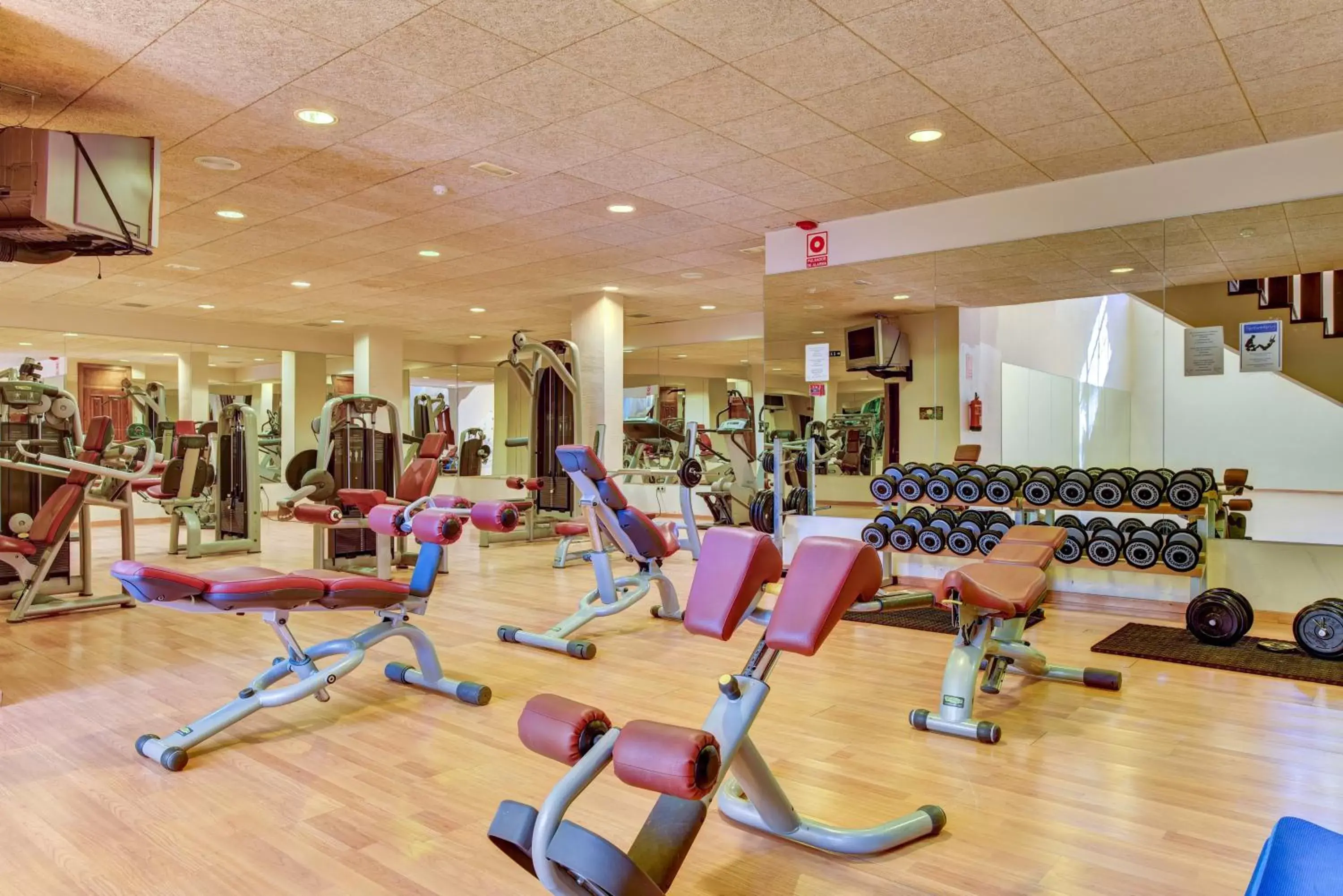 Fitness centre/facilities in Hotel Spa Villalba