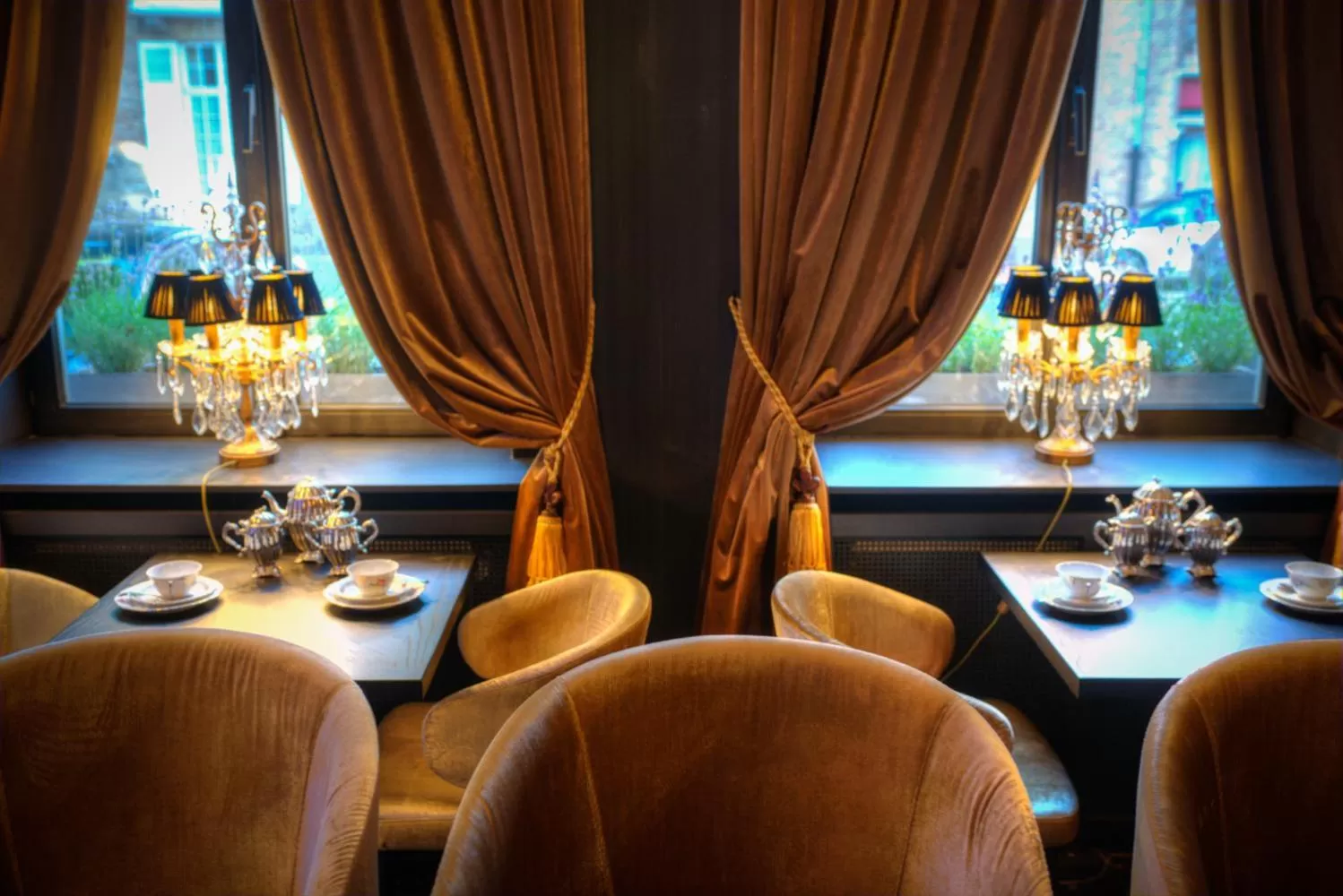 Seating area in 't Hartje van Brugge