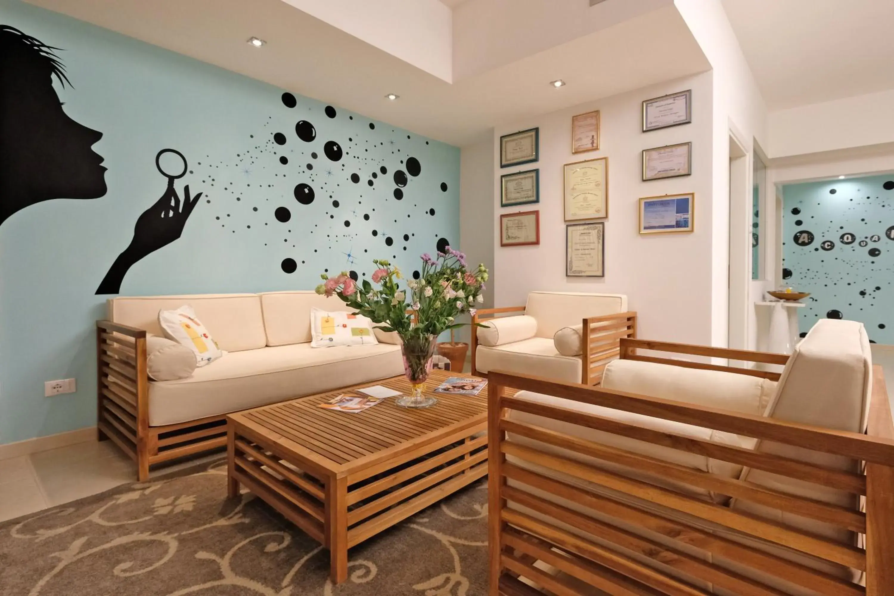 Lobby/Reception in Villa Madrina Wellness Resort Hotel