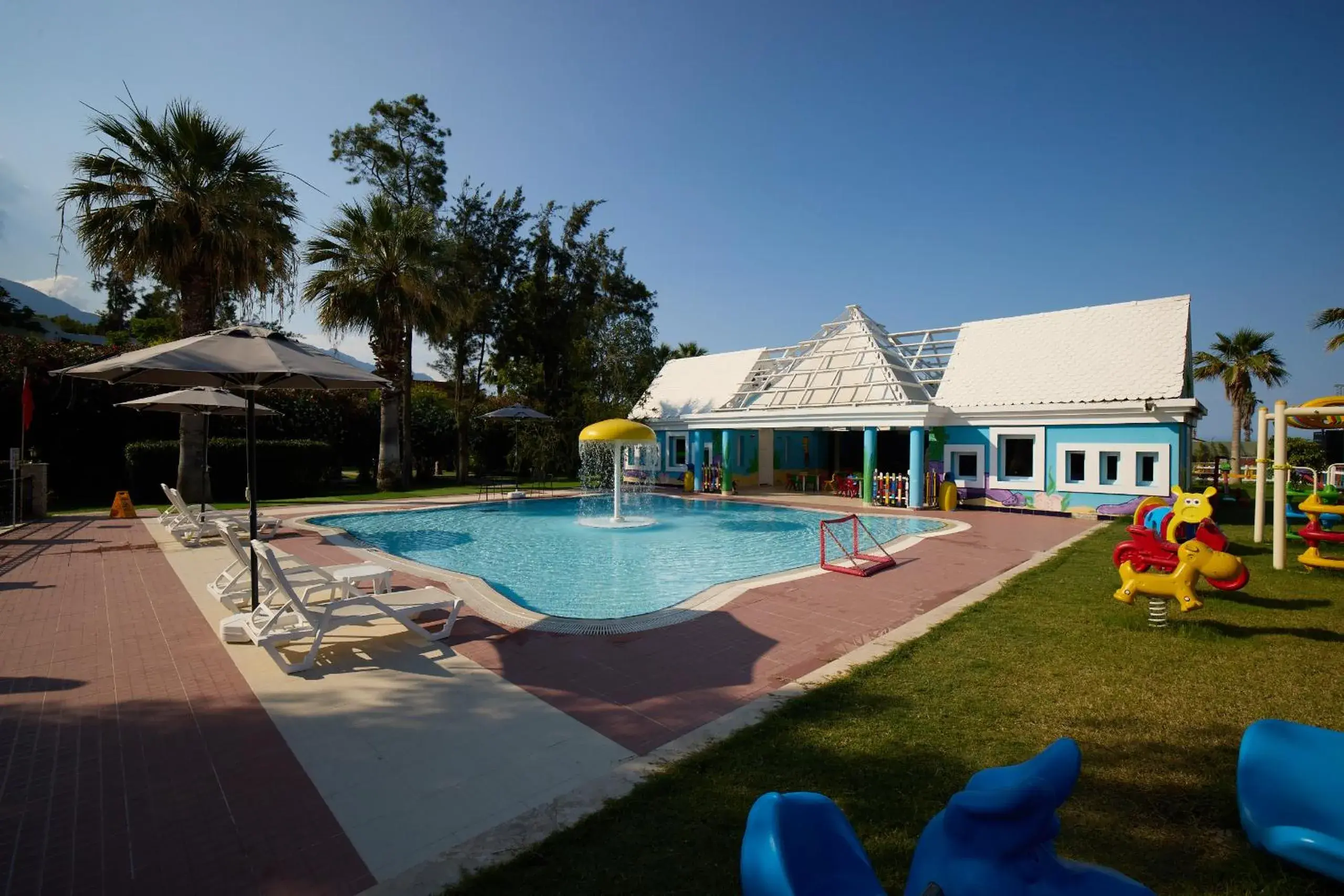 Children play ground, Swimming Pool in Royal Diwa Tekirova Resort