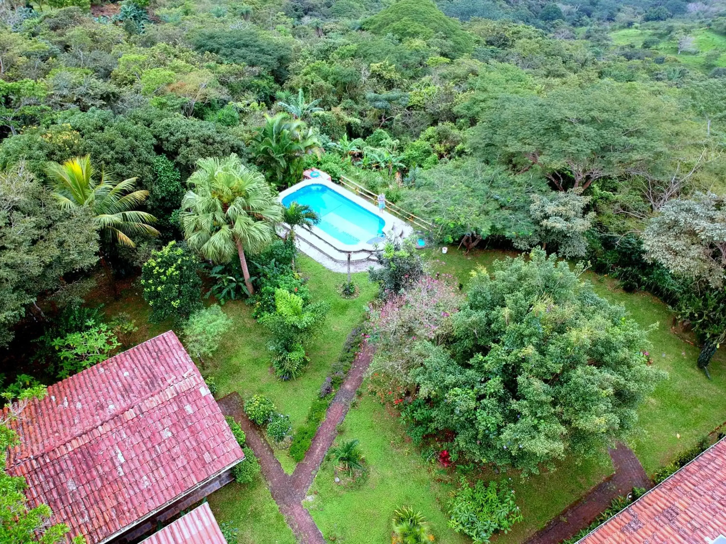 Bird's eye view, Pool View in El Mirador Glamping & Apartments & Woodhouse & Swimingpool