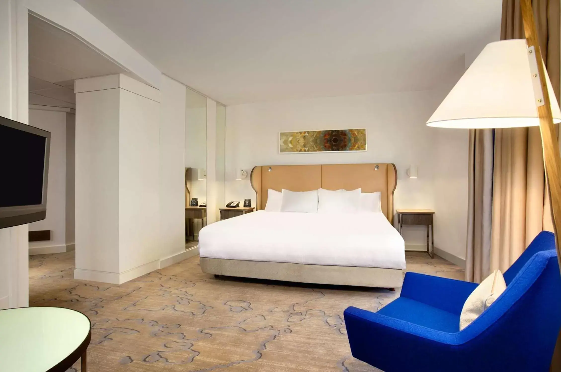 Bed in Hilton Stockholm Slussen Hotel
