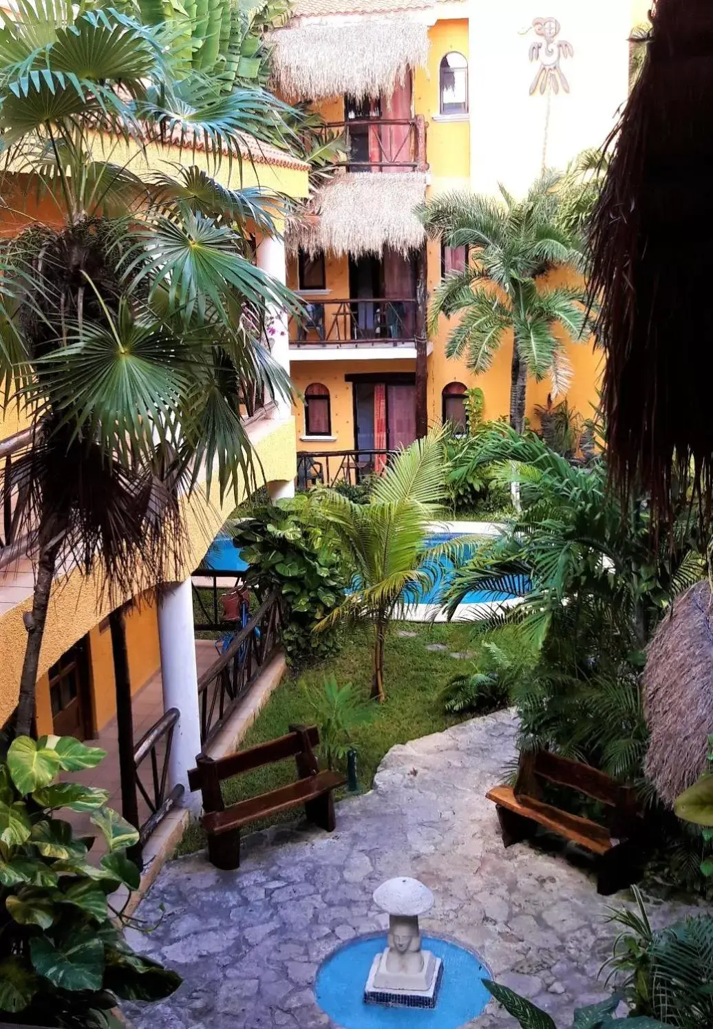 Property building, Pool View in Hotel Bosque Caribe, 5th Av. zone
