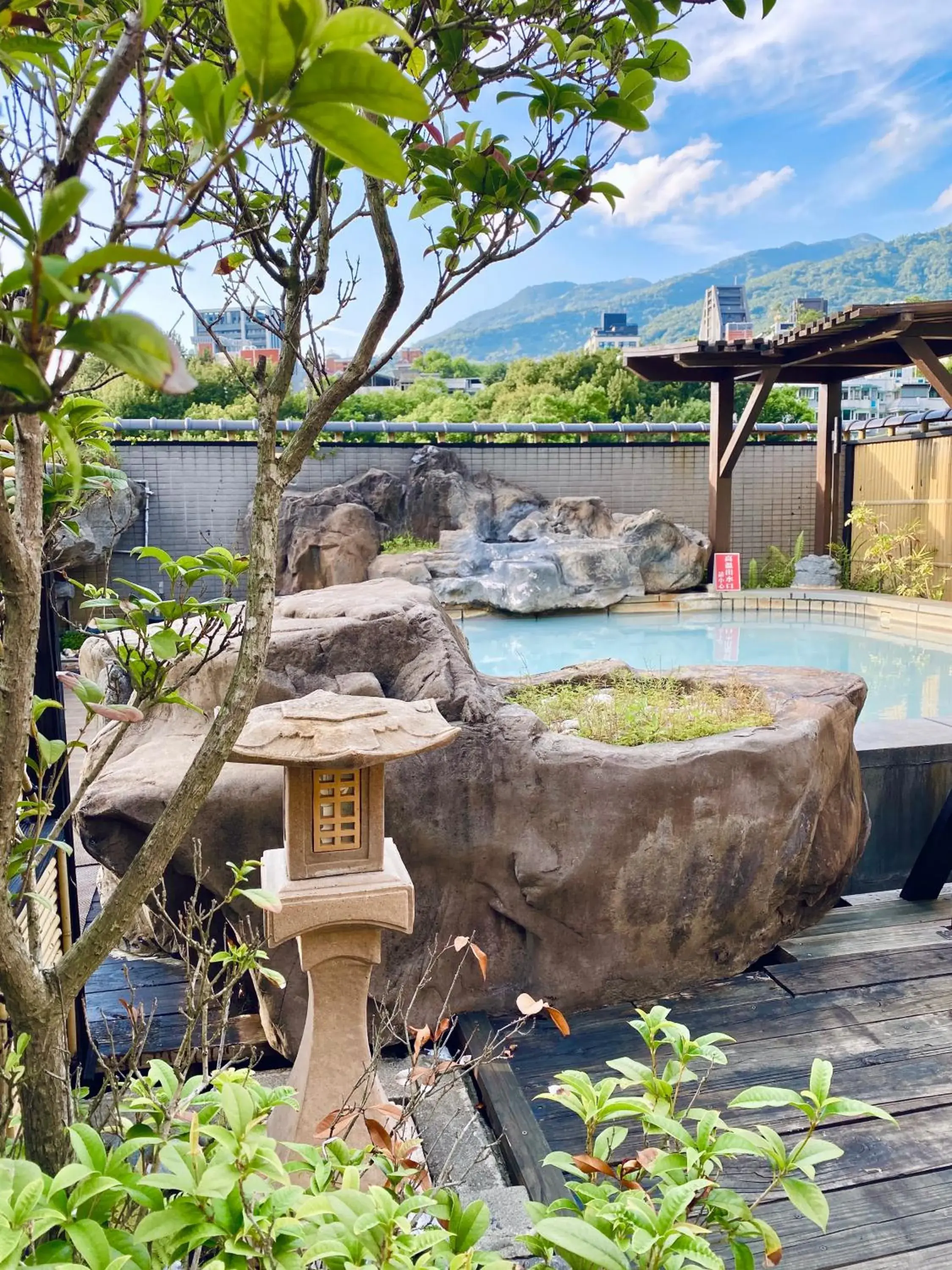 Hot Spring Bath in Spa Spring Resort