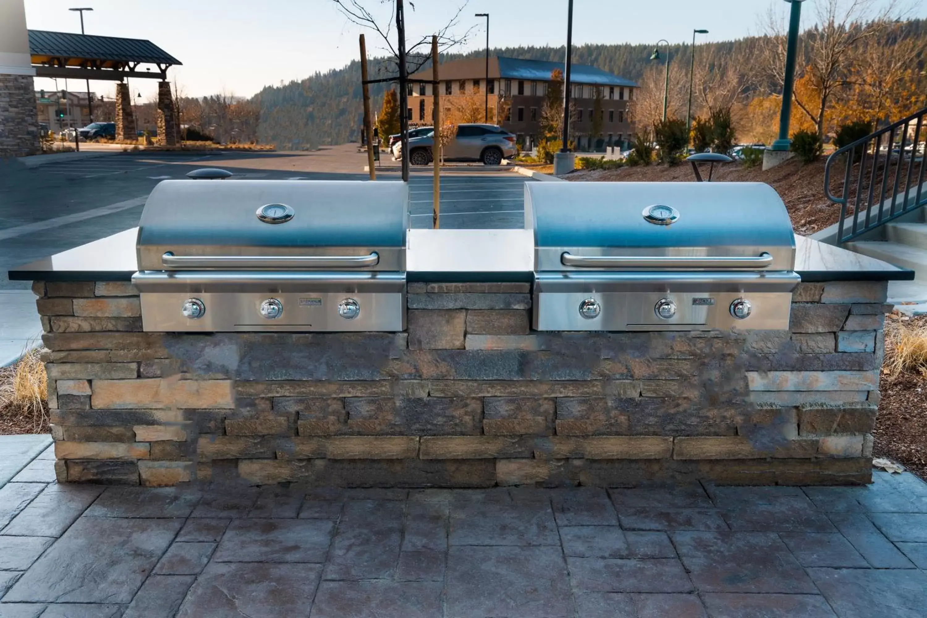 Patio, Swimming Pool in Staybridge Suites Coeur d'Alene, an IHG Hotel