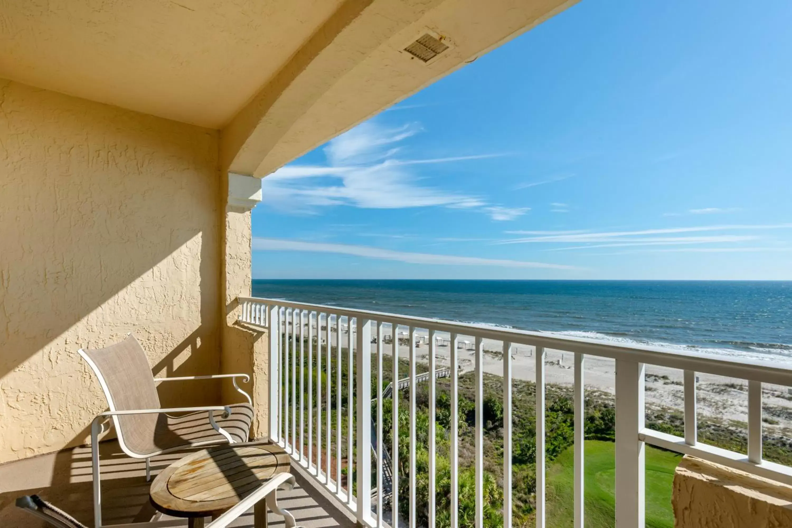 Balcony/Terrace, Sea View in Omni Amelia Island Resort