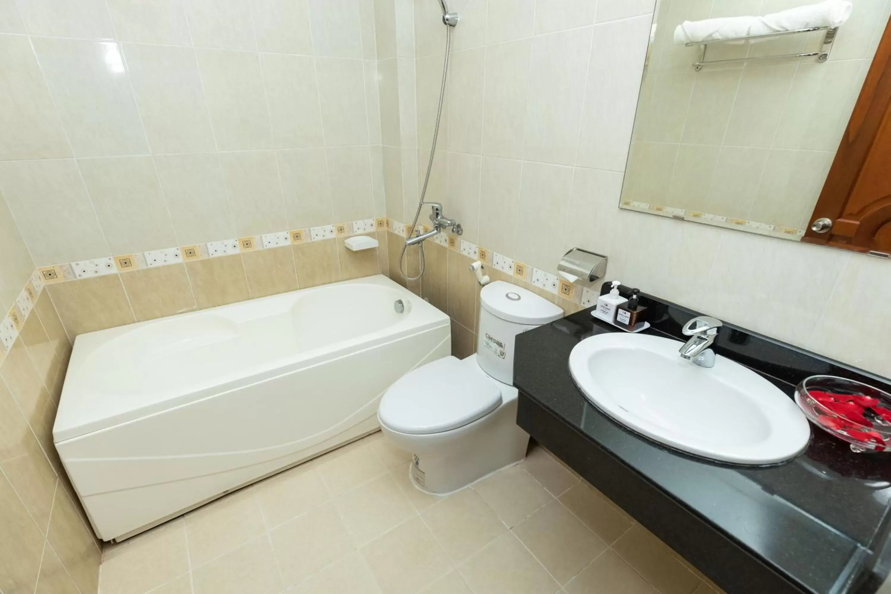 Toilet, Bathroom in Queen Garden Hotel & Apartment