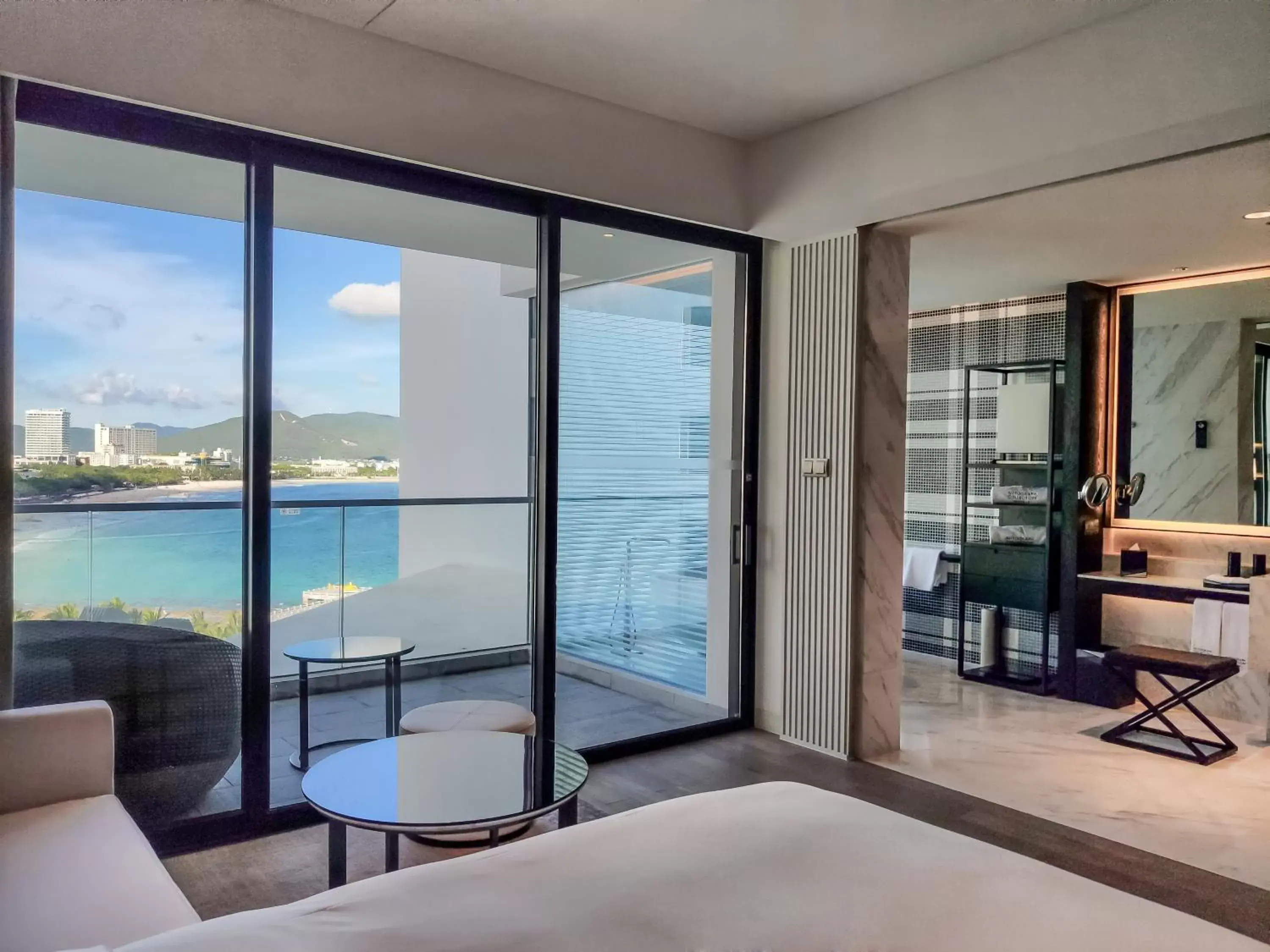 View (from property/room), Bed in The Shanhaitian Resort Sanya, Autograph Collection View (from property/room), Bed in The Shanhaitian Resort Sanya, Autograph Collection