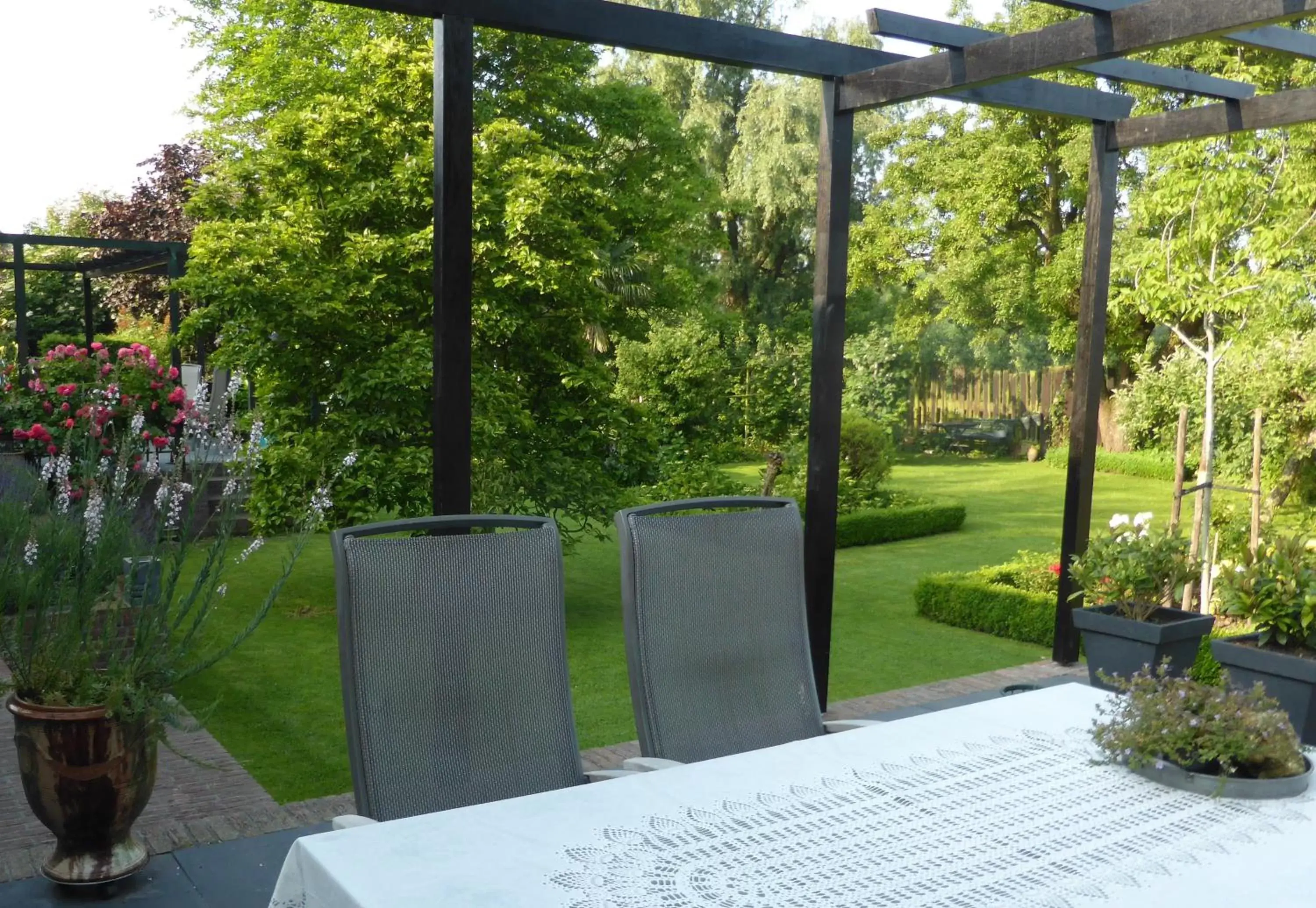 Balcony/Terrace, Garden in B&B 't Pakhuis