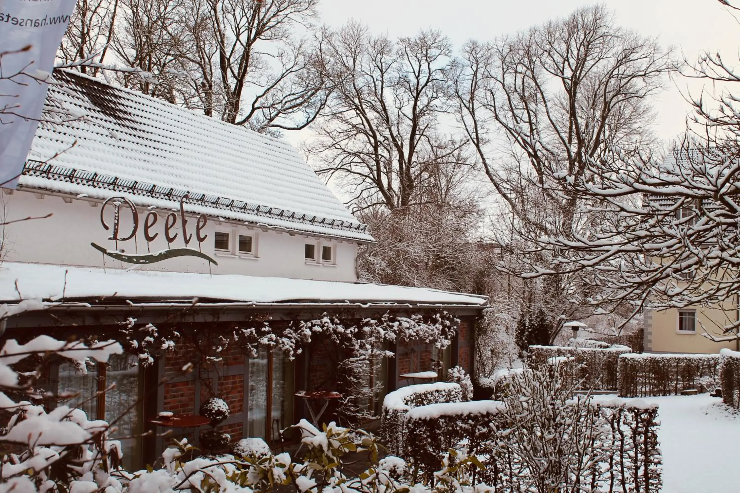 Property building, Winter in Hotel am Wallgraben