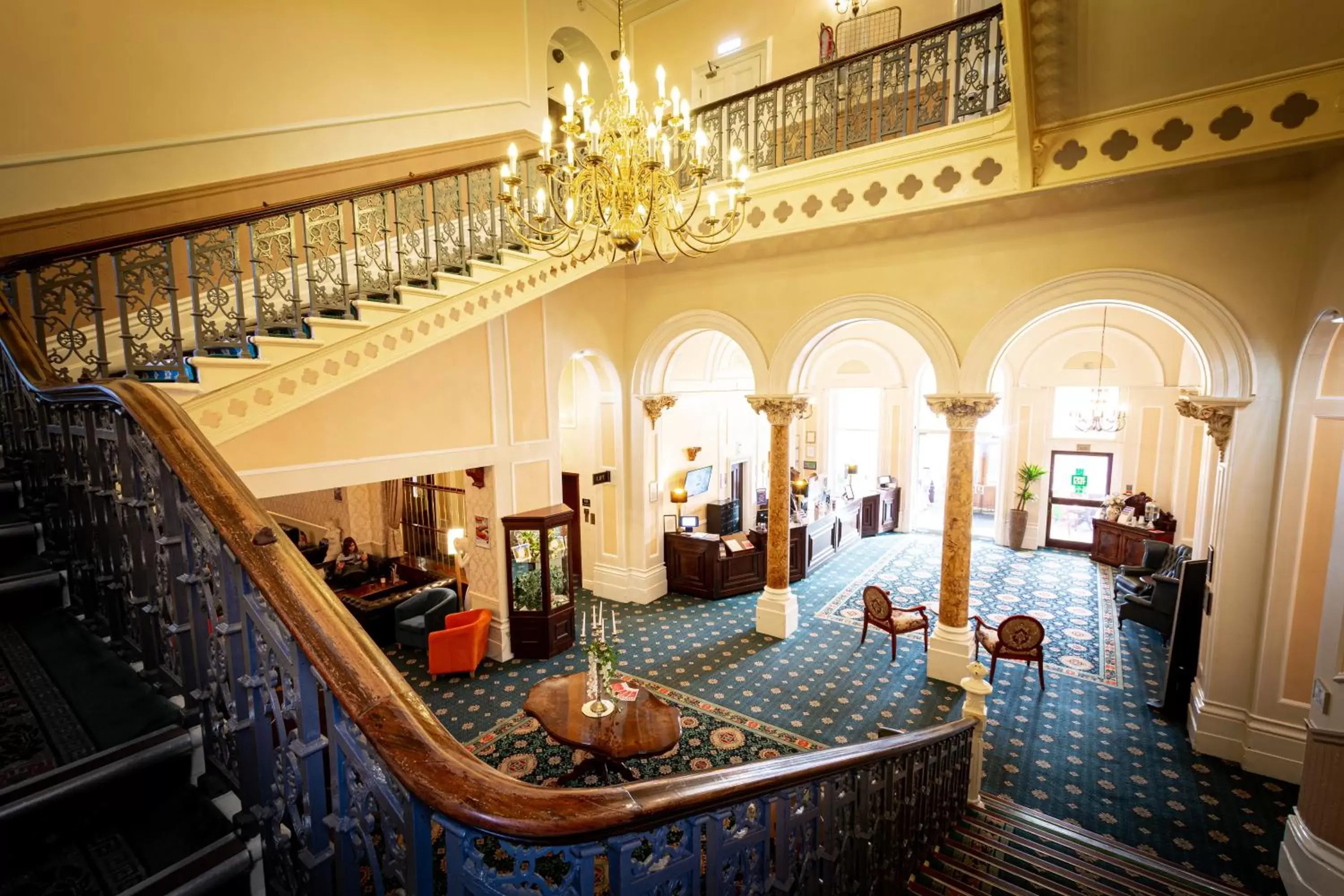 Lobby or reception in The Palace Hotel Buxton & Spa
