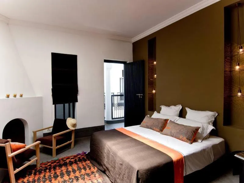 Photo of the whole room, Bed in Riad First