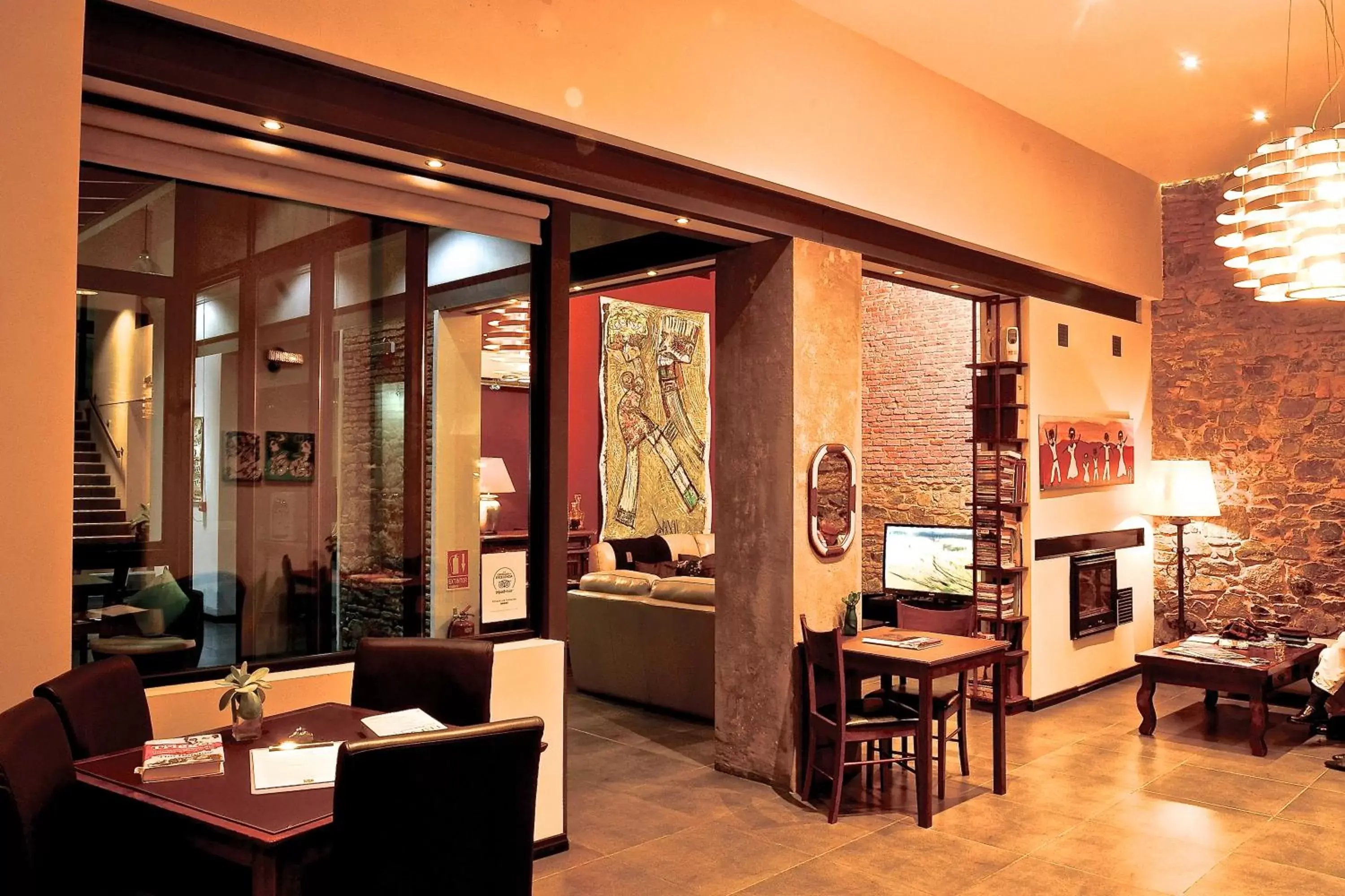 Communal lounge/ TV room, Restaurant/Places to Eat in Posada Boutique Las Terrazas