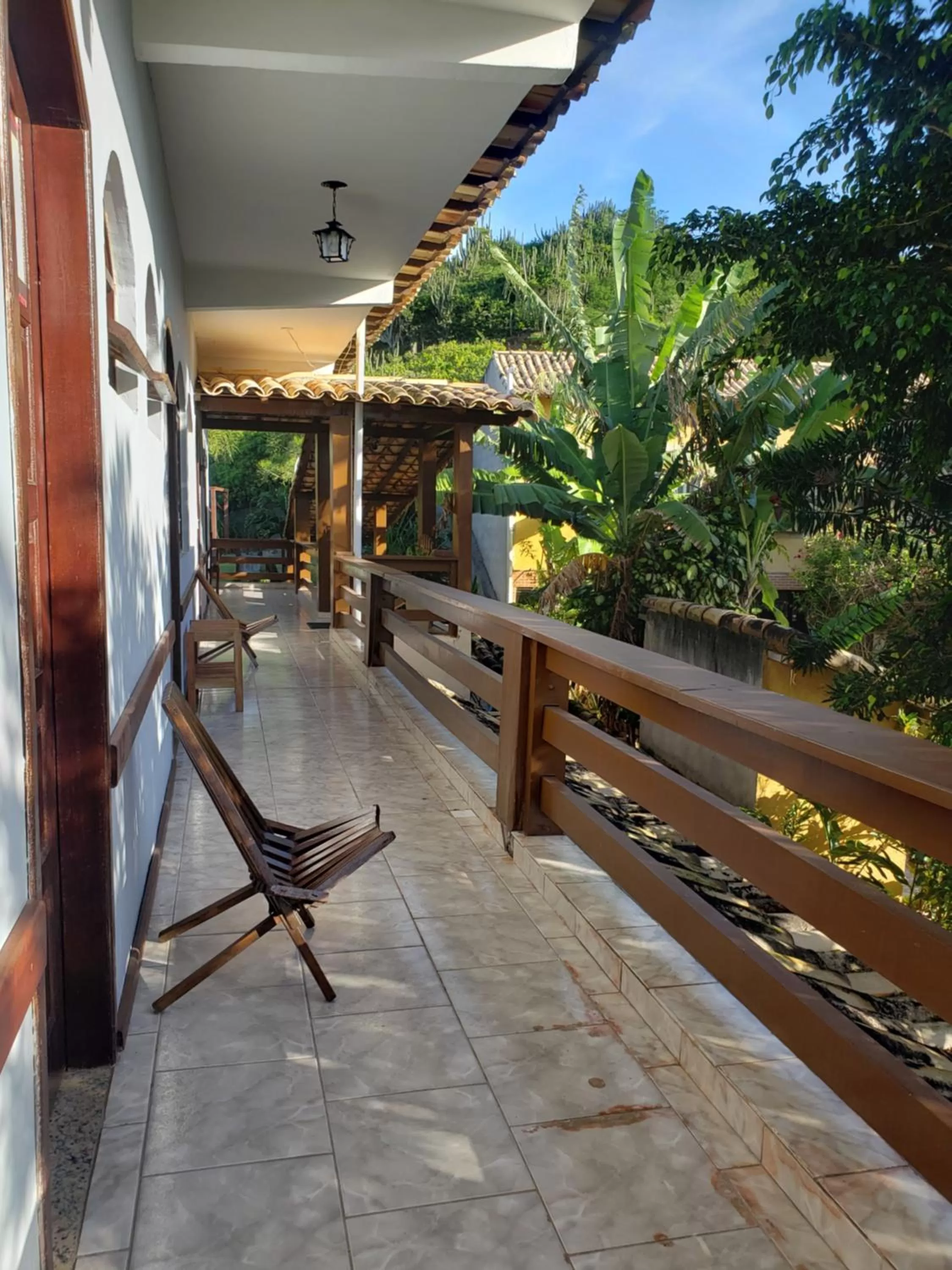 Balcony/Terrace in Pousada Recanto Das Emerências
