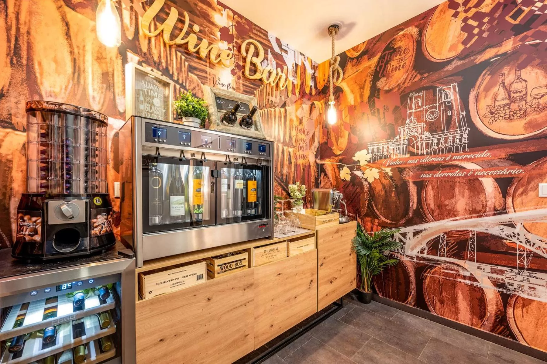 Lounge or bar in Lisbon Wine House - Rooms & Suites