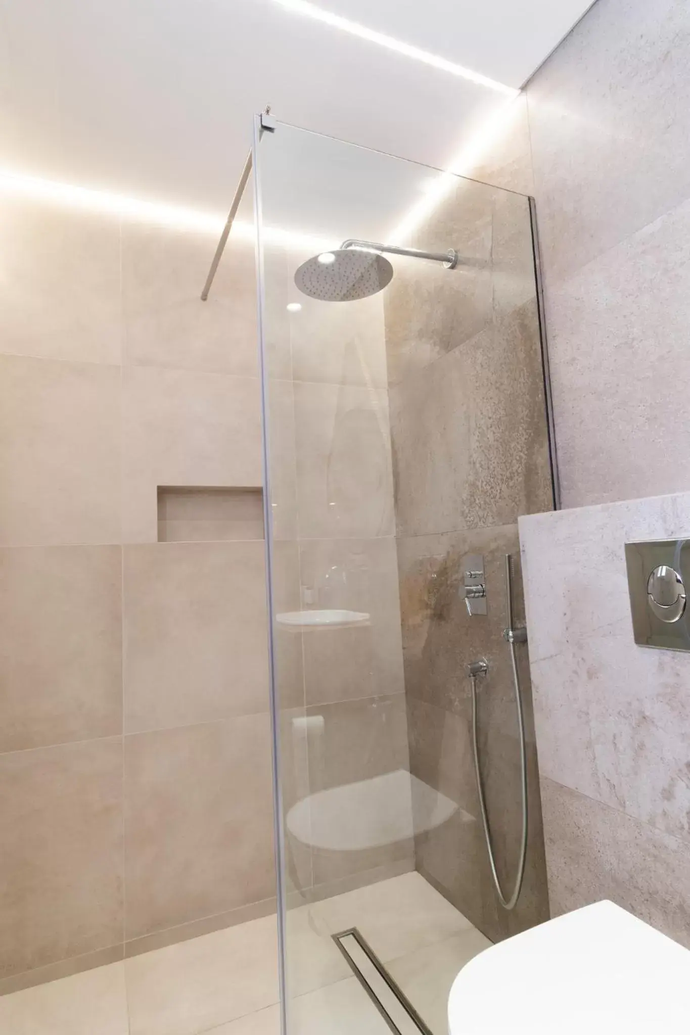 Shower, Bathroom in Aktaion Beach Boutique Hotel & Spa