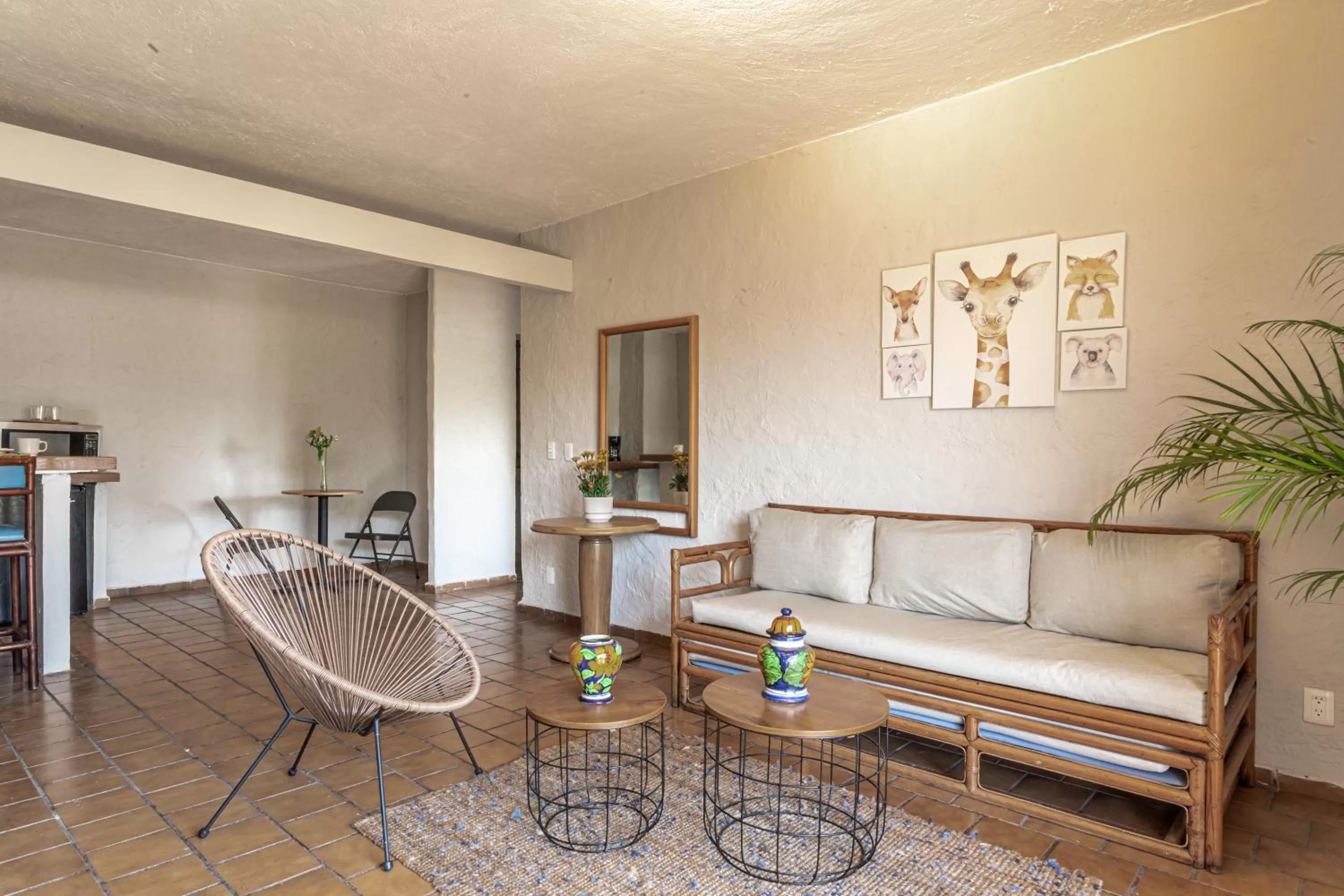 Living room in Soy Local Puerto Vallarta