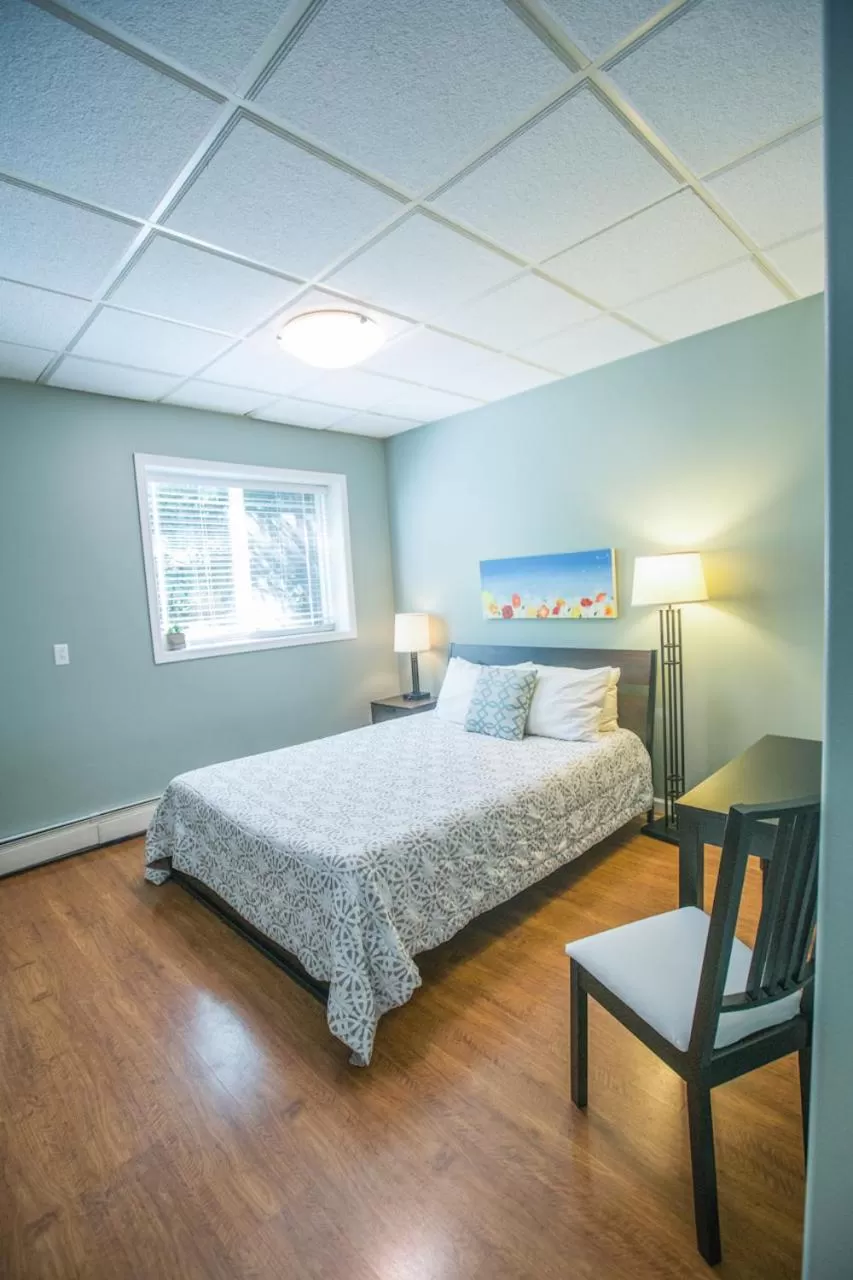 Bed in Trailhead Lodging