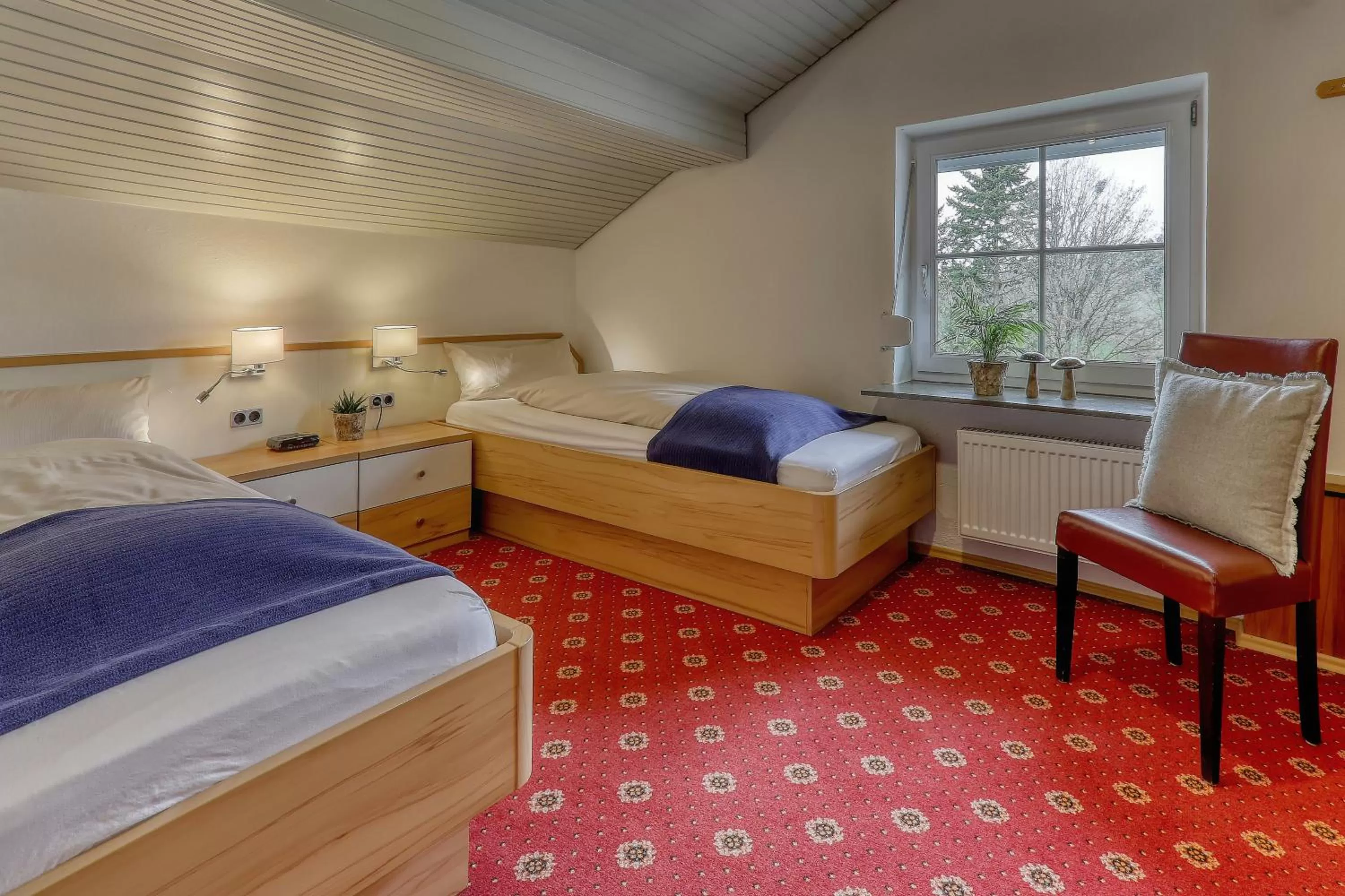 Bedroom, Bed in Hotel "Haus am Berg"
