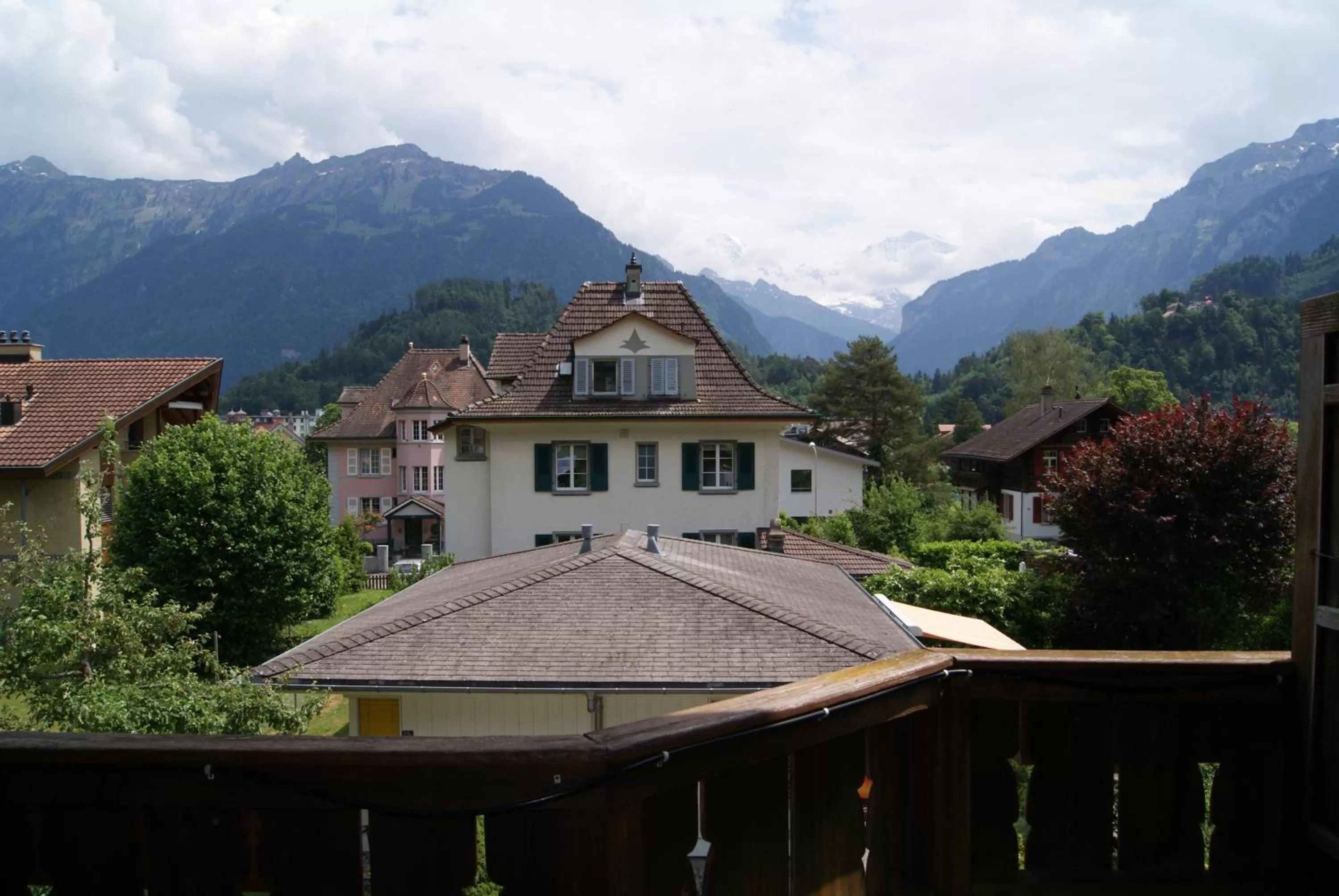 Mountain view in Adventure Guesthouse Interlaken