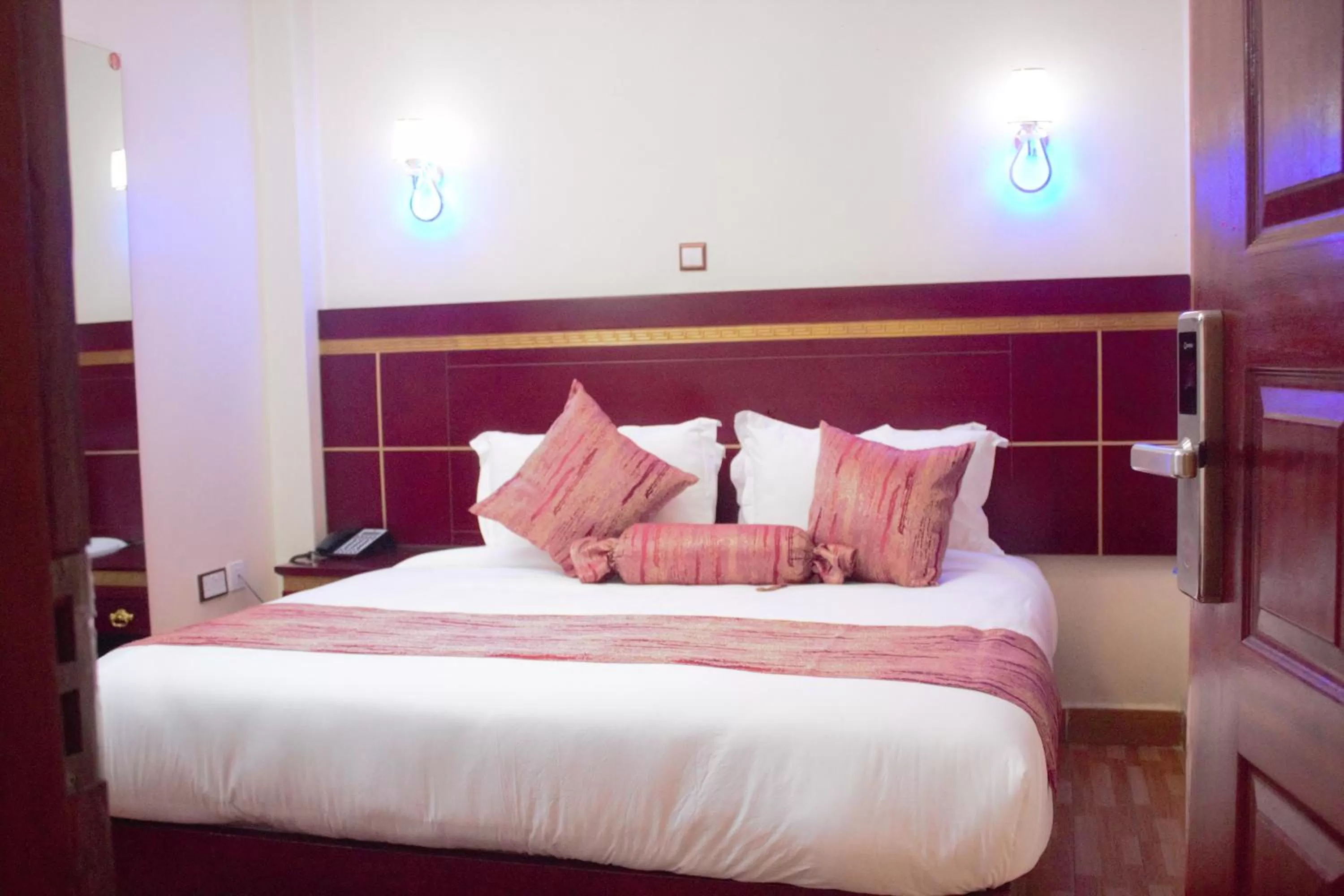 Bed in Vickmark Hotel