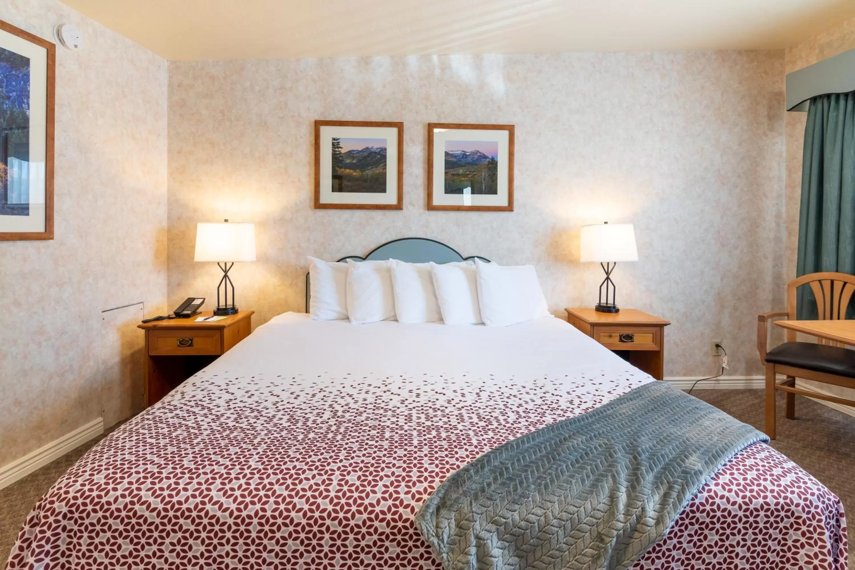 Bed in Swiss Alps Inn