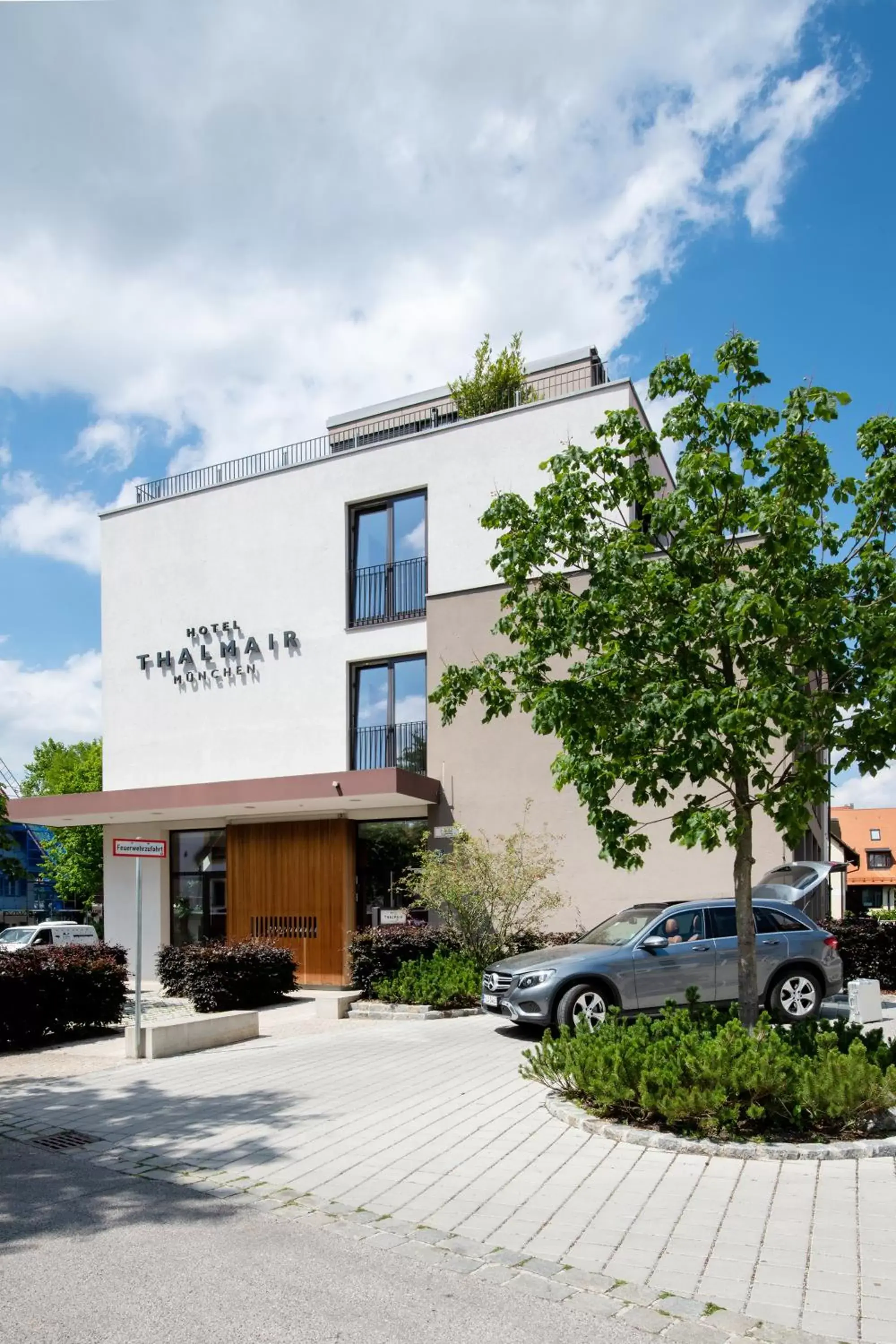 Patio, Property Building in Hotel Thalmair