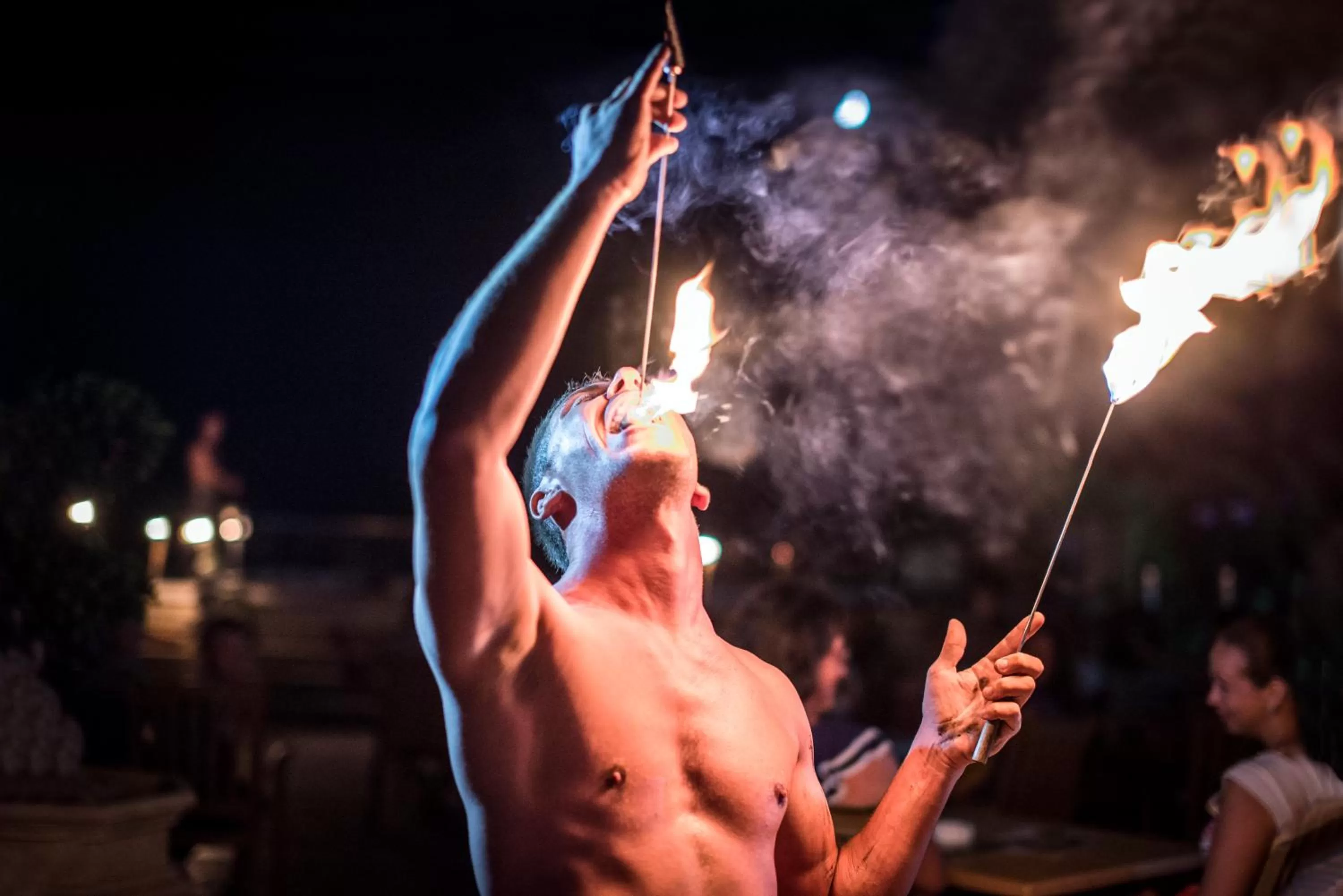 Evening entertainment in Avlida Hotel