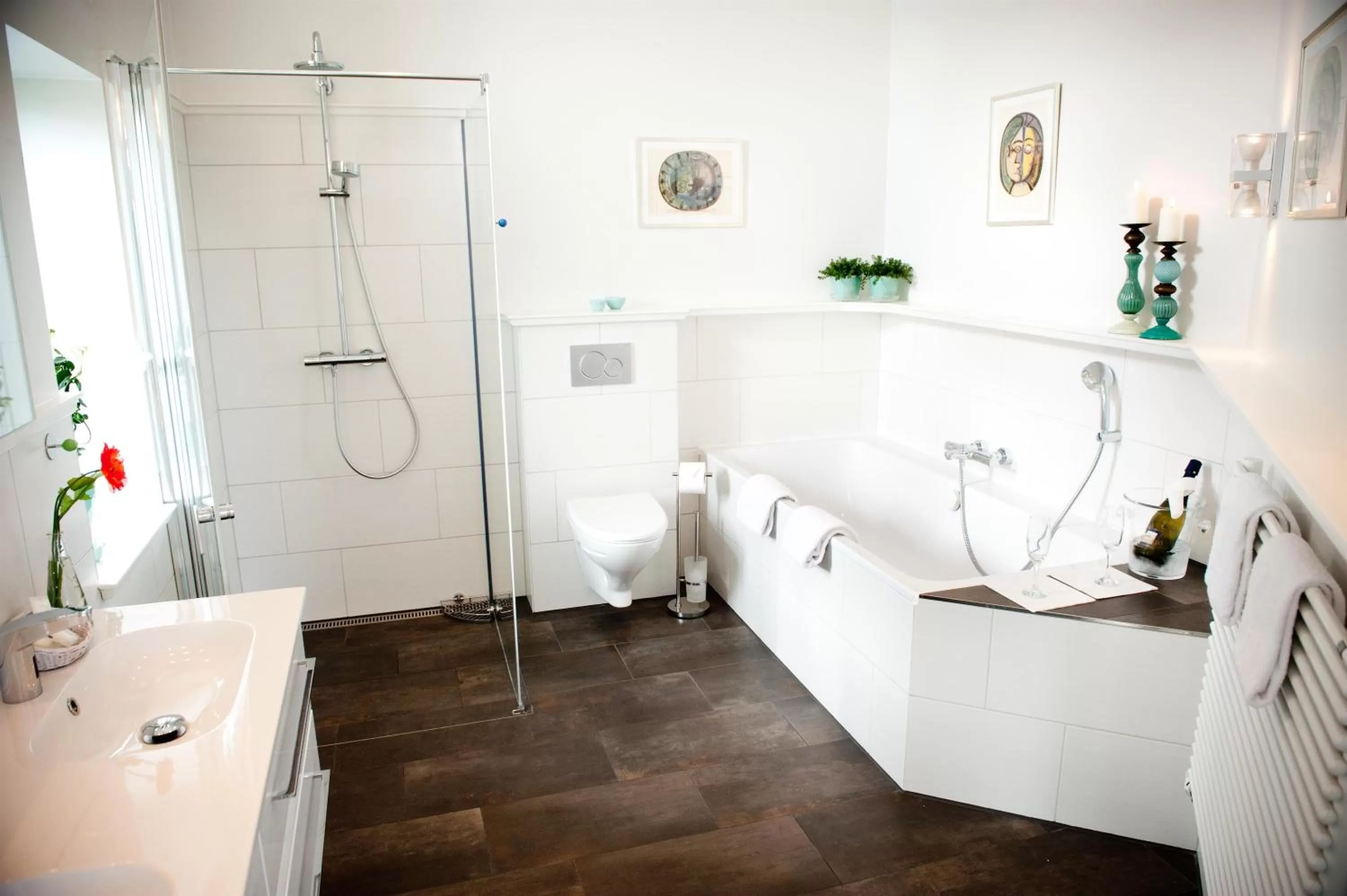 Bathroom in Benniksgaard Hotel