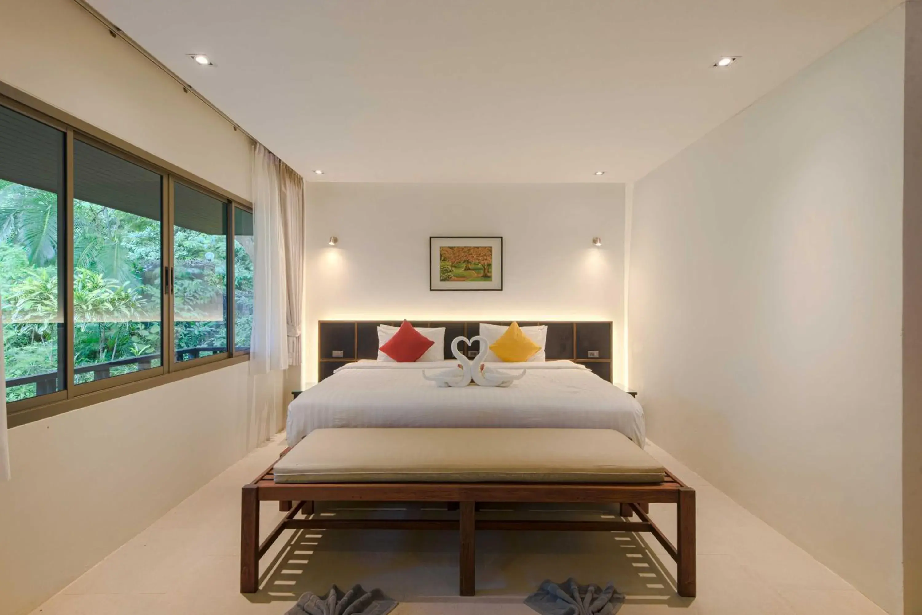 Bed in Anda Lanta Resort