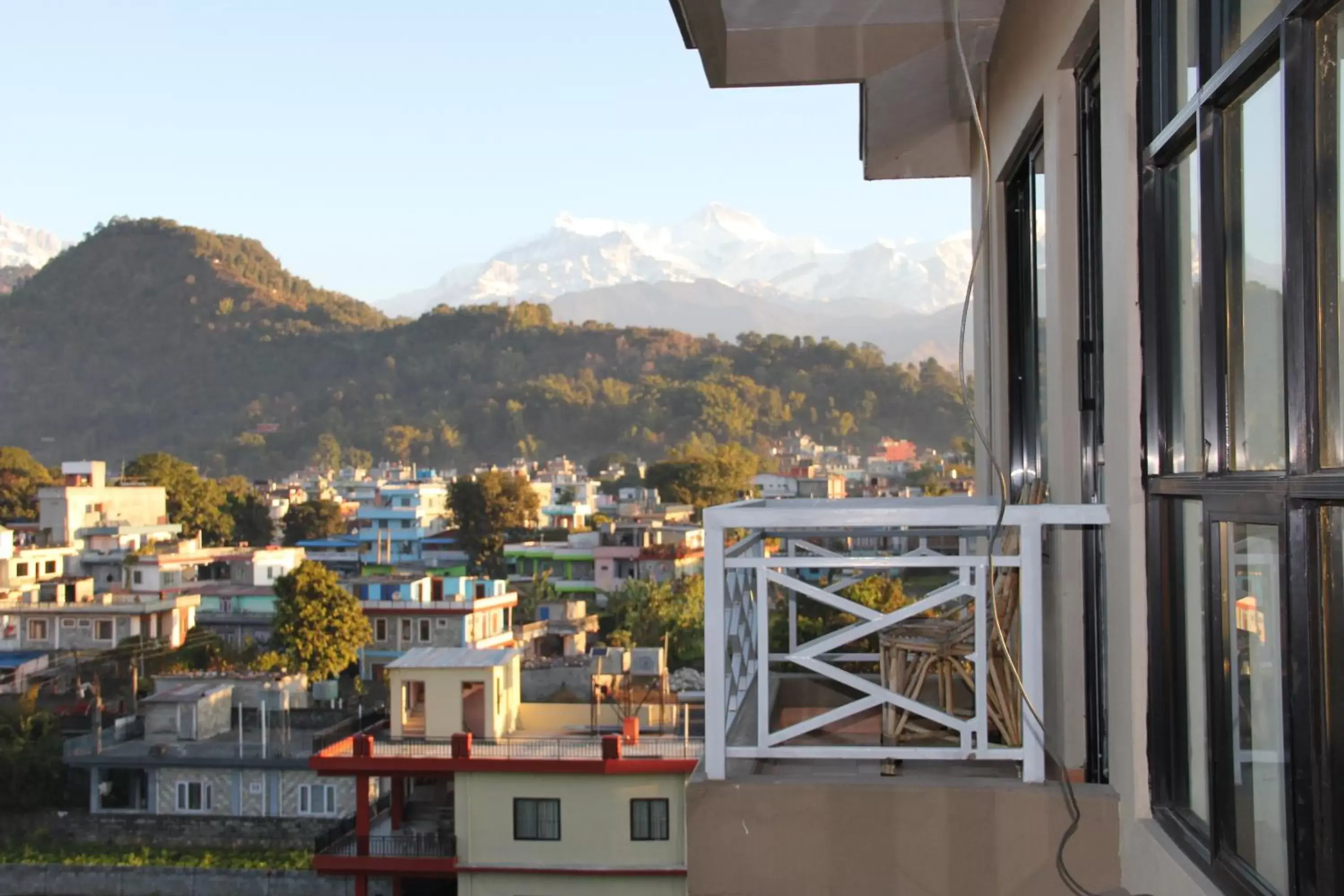 Balcony/Terrace, Mountain View in Hotel Tara