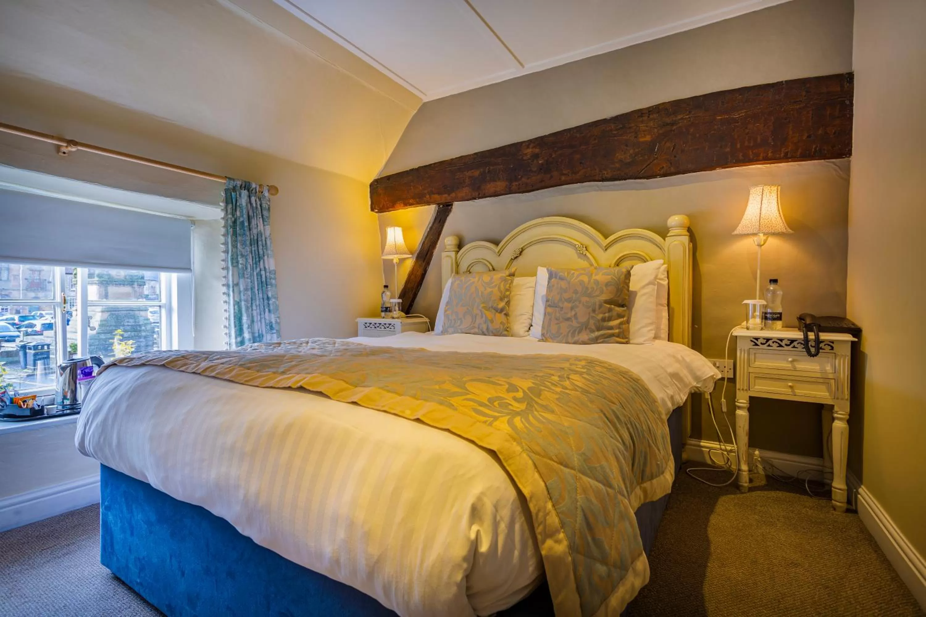 Bedroom, Bed in The Feathers Hotel, Helmsley, North Yorkshire - The Coaching Inn Group
