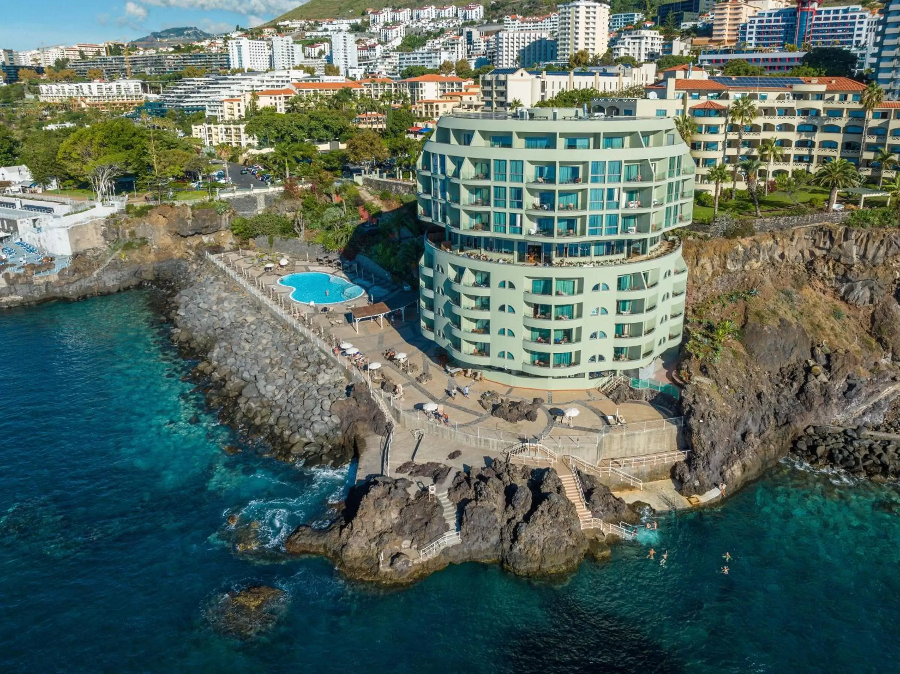 Property building, Bird's-eye View in Pestana Vila Lido Madeira Ocean Hotel