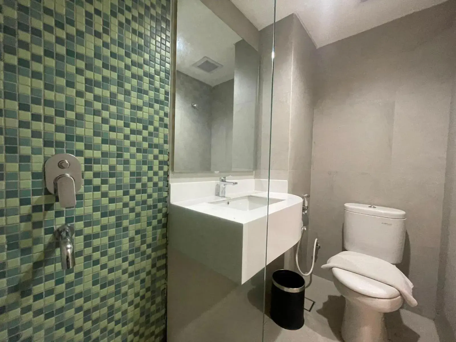 Bathroom in PALM PARK Hotel Surabaya