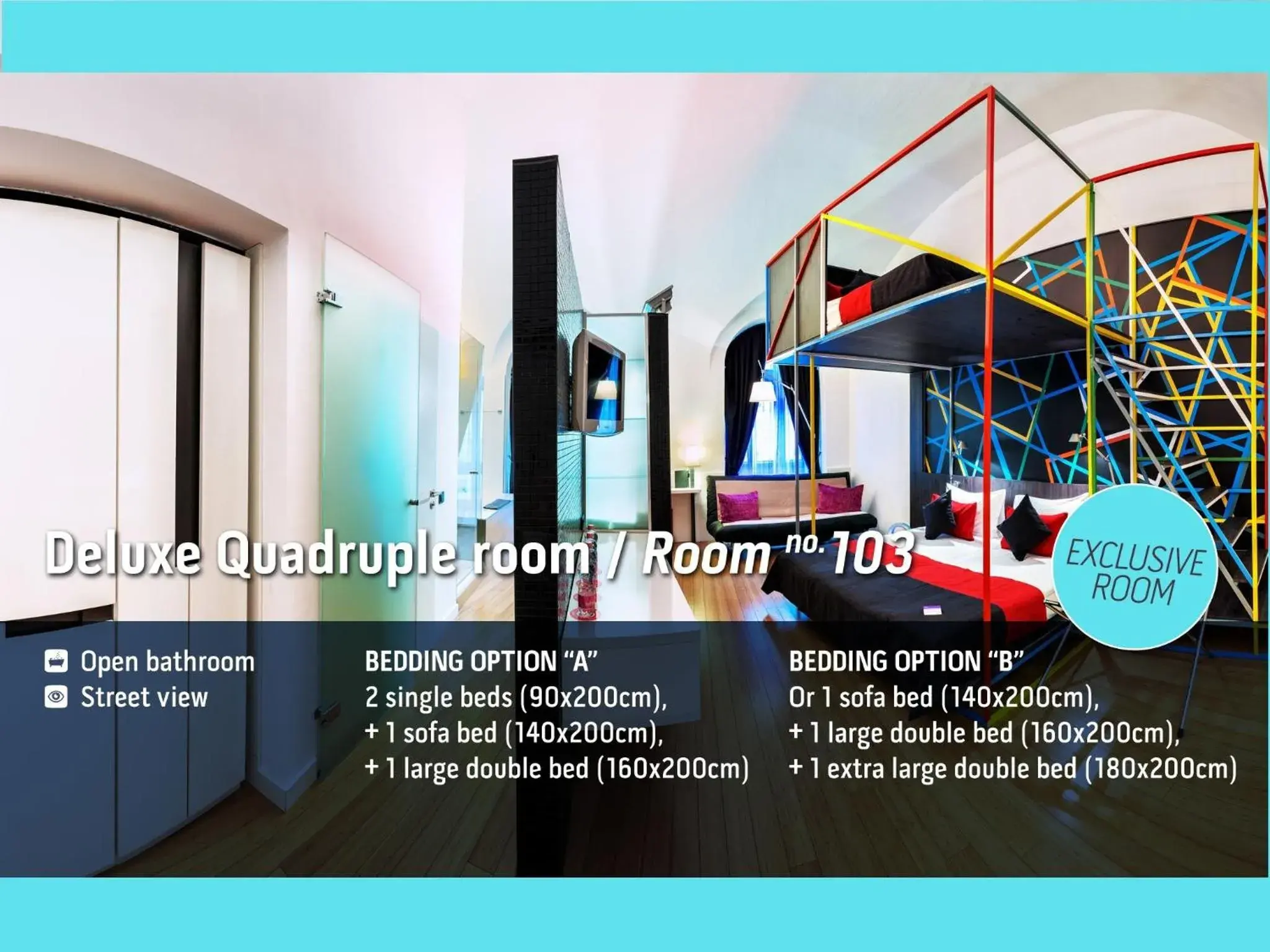 Bedroom in Bohem Art Hotel Bedroom in Bohem Art Hotel