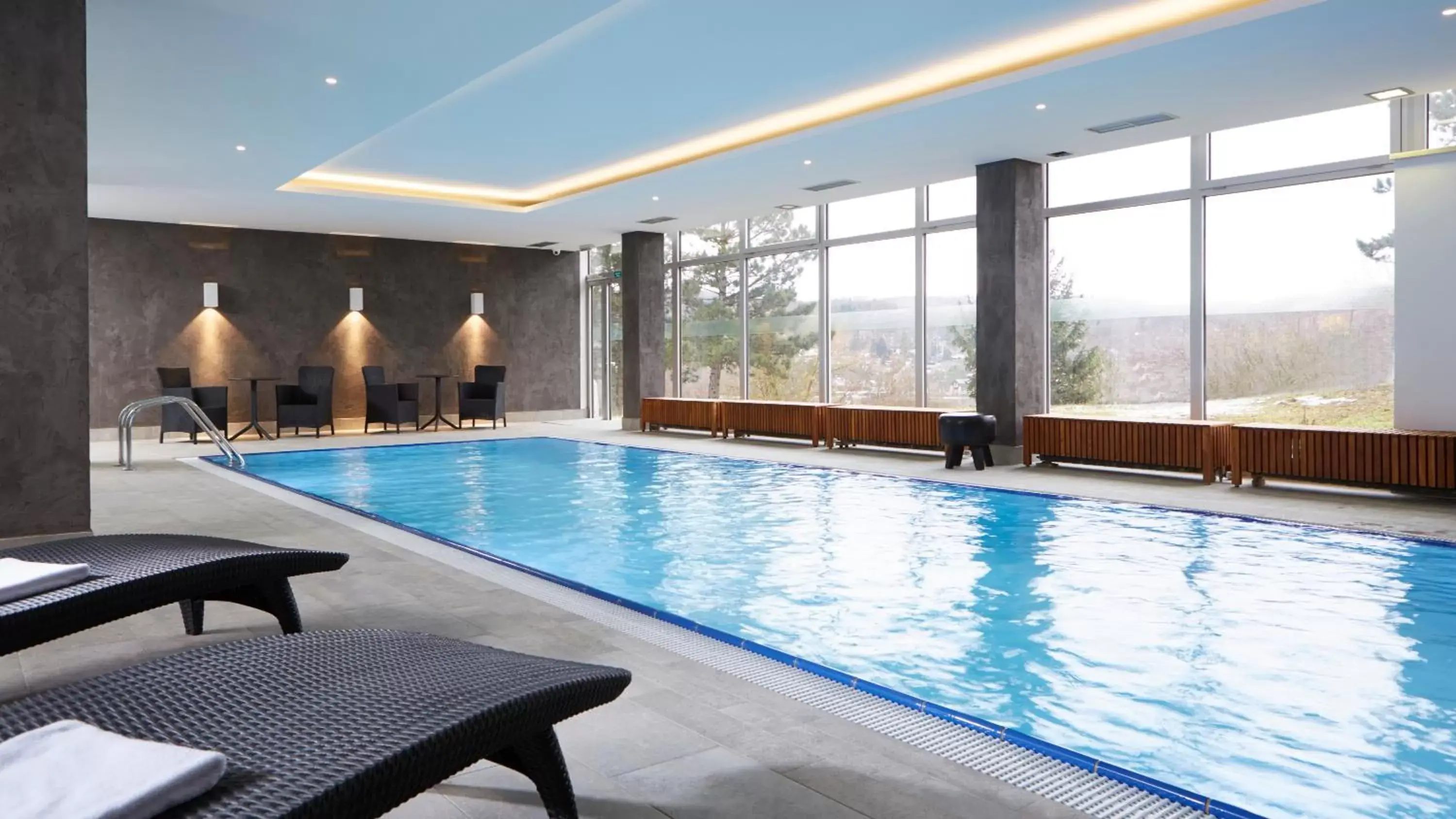 Spa and wellness centre/facilities, Swimming Pool in OREA Resort Santon Brno