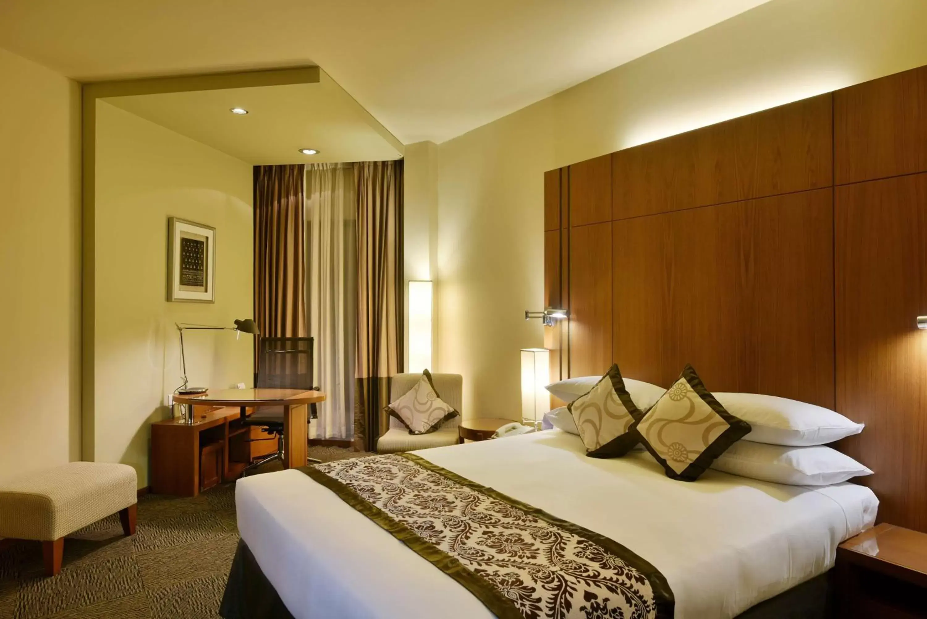 Photo of the whole room, Bed in Radisson blu Dhaka Water Garden
