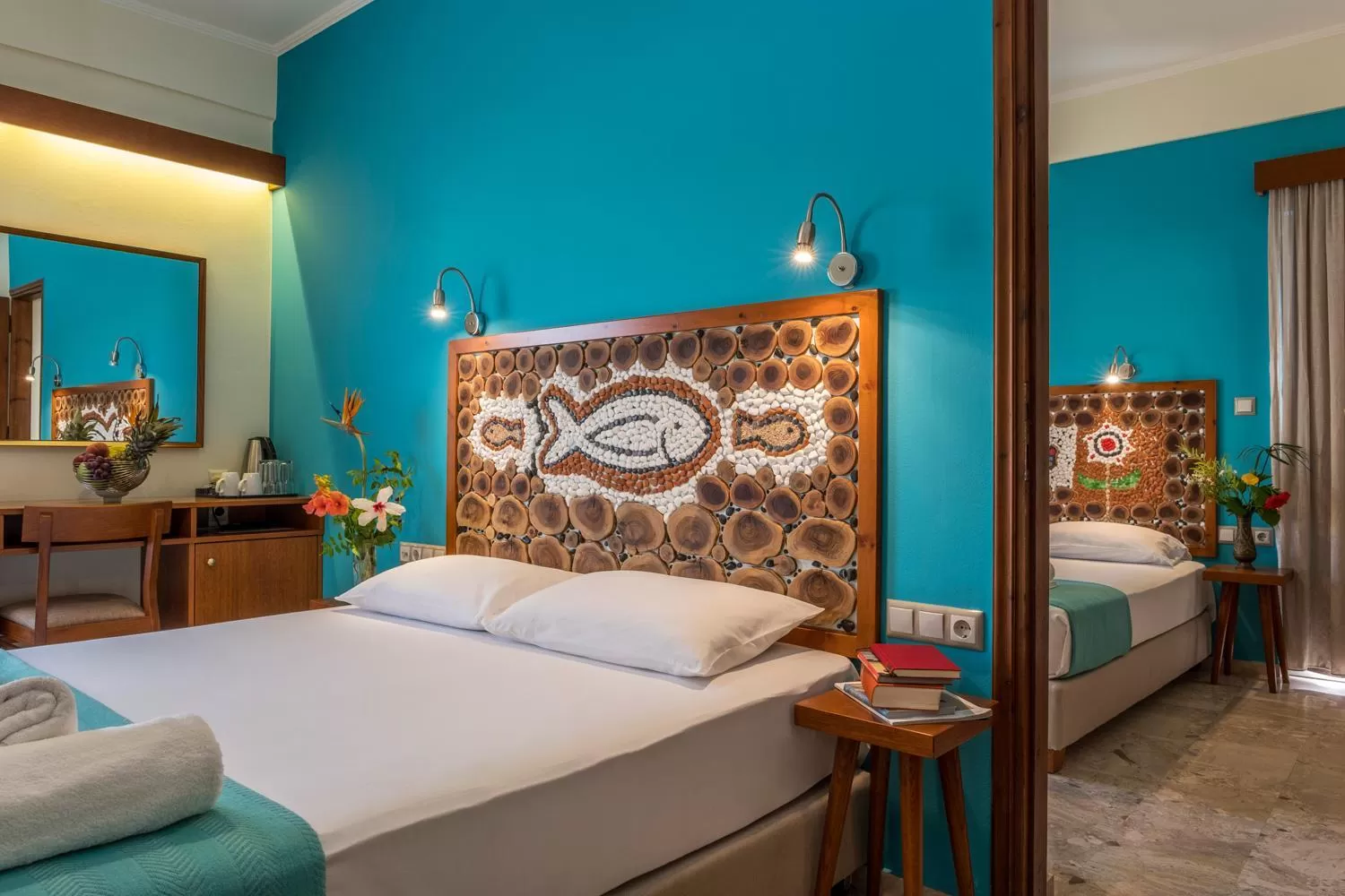 Bed in Aris Boutique Hotel